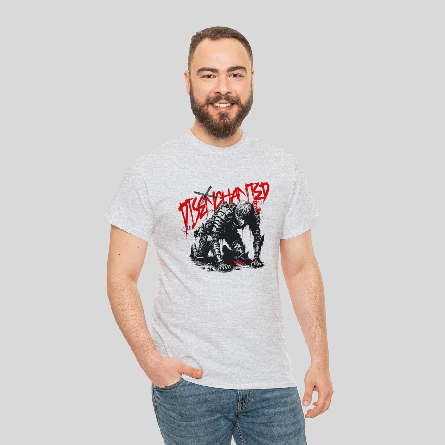 Disenchanted, Warrior, Unisex Heavy Cotton Tee