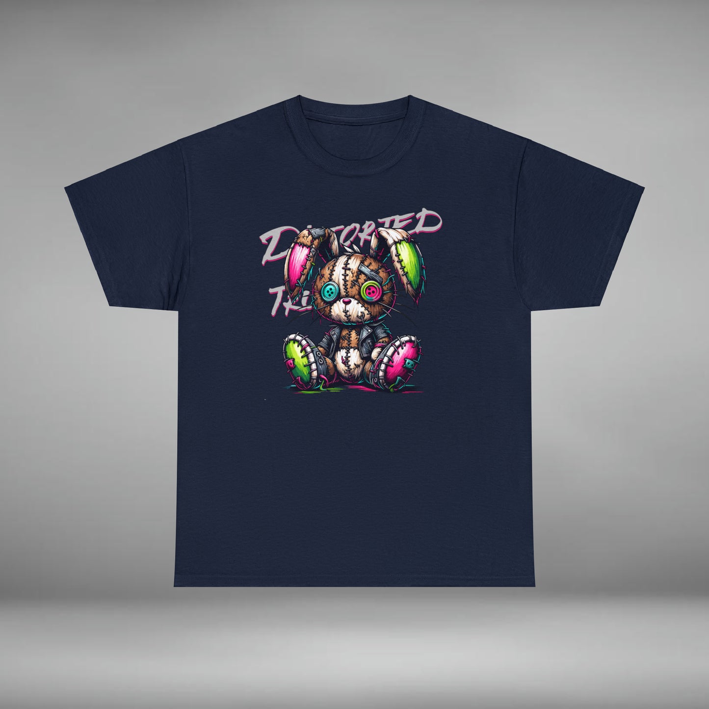 Distorted Truth, Ragdoll Bunny, Unisex Heavy Cotton Tee