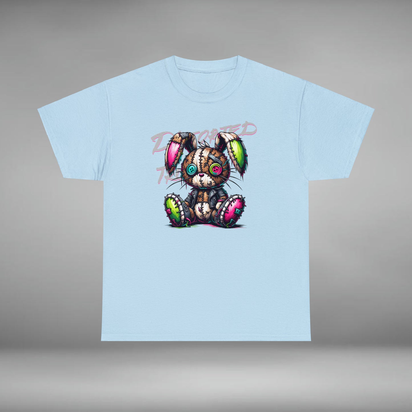 Distorted Truth, Ragdoll Bunny, Unisex Heavy Cotton Tee