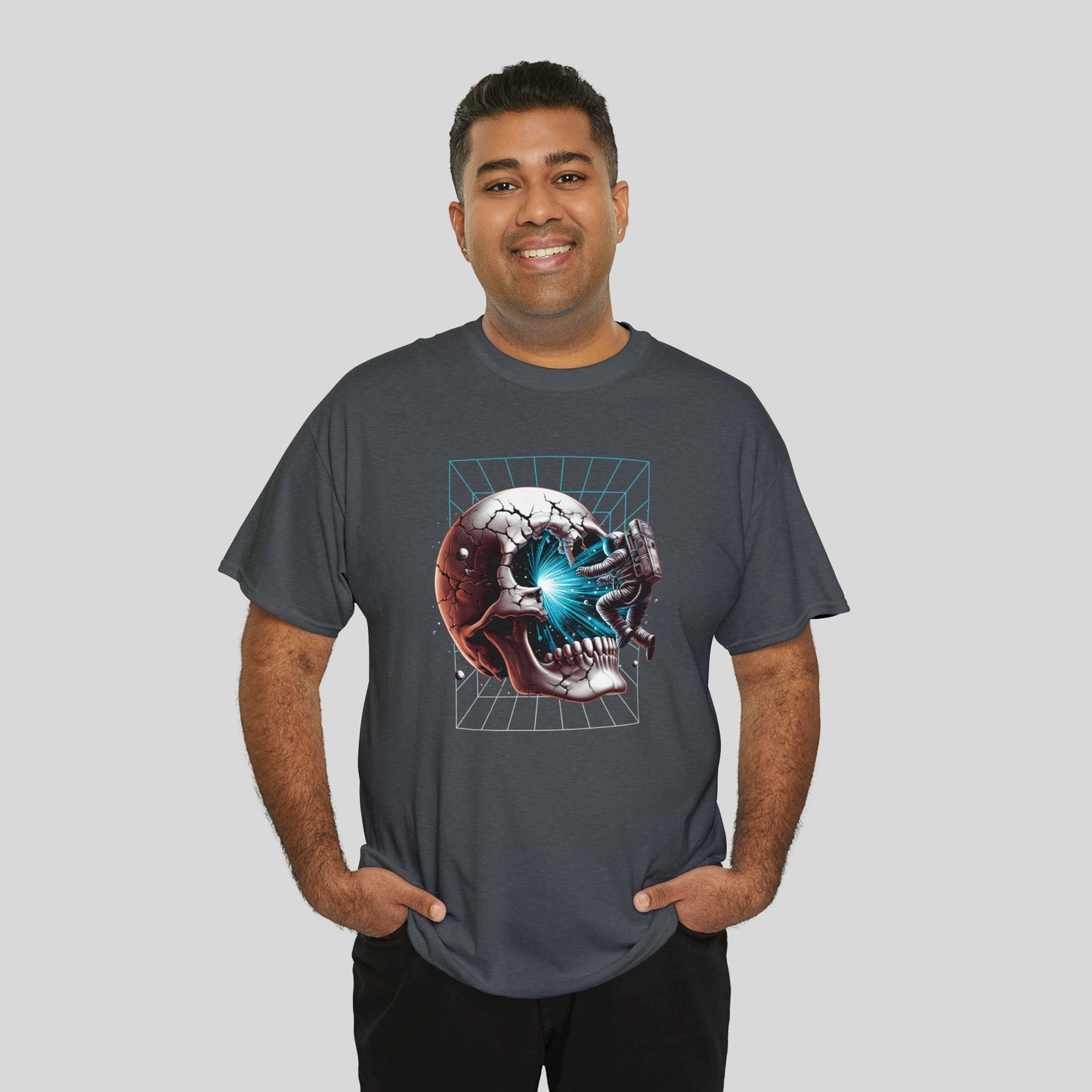 Portal Into Infinity, Astronaut, Unisex Heavy Cotton Tee