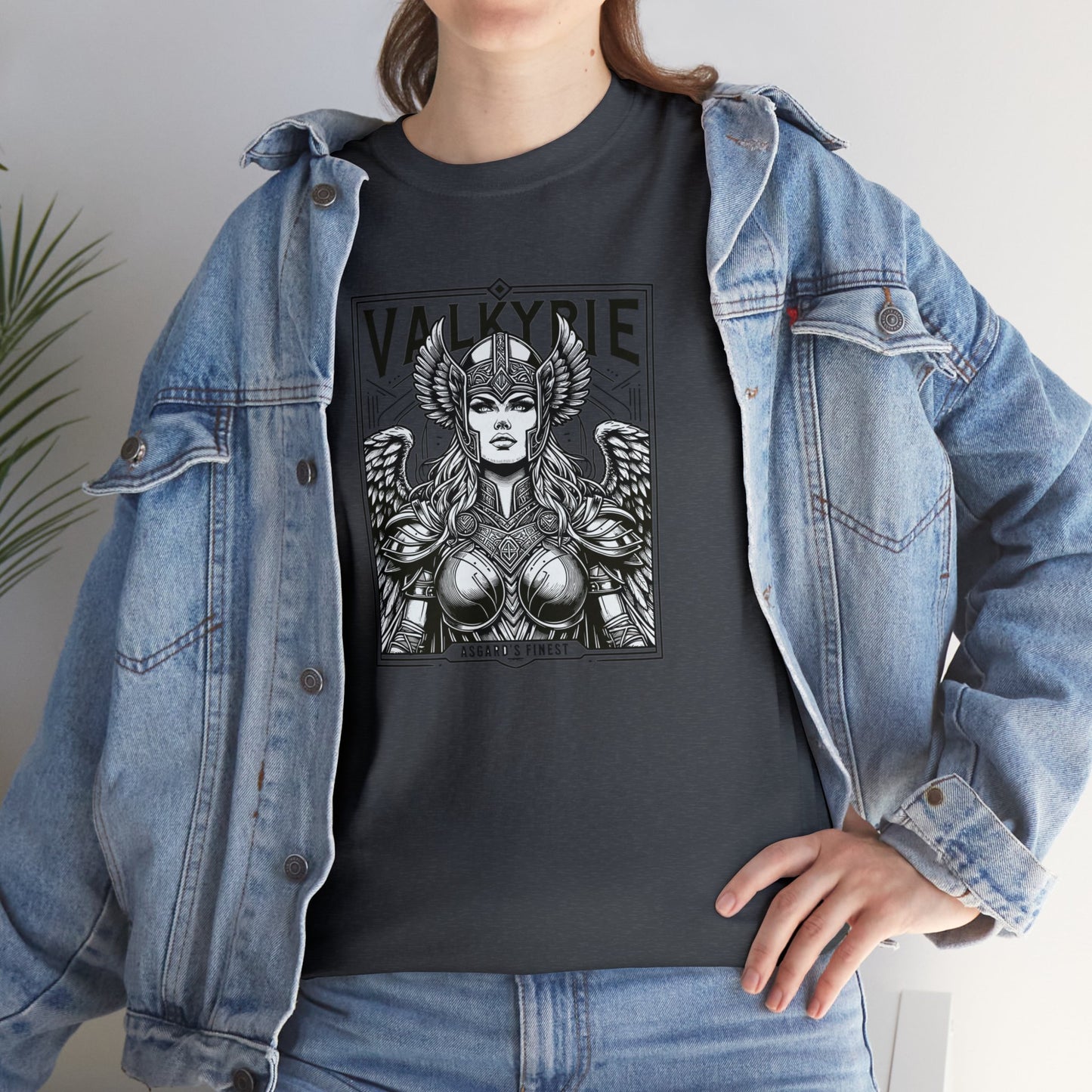 Valkyrie, Asgard's Finest, Unisex Heavy Cotton Tee