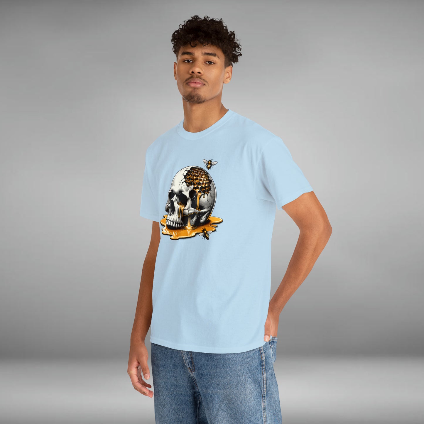 Honey Skull Unisex Heavy Cotton Tee