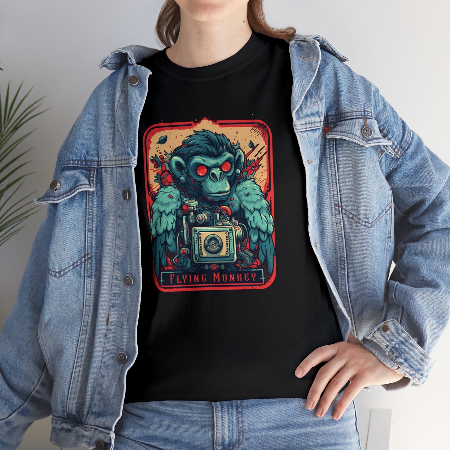 Flying Monkey, Unisex Heavy Cotton Tee