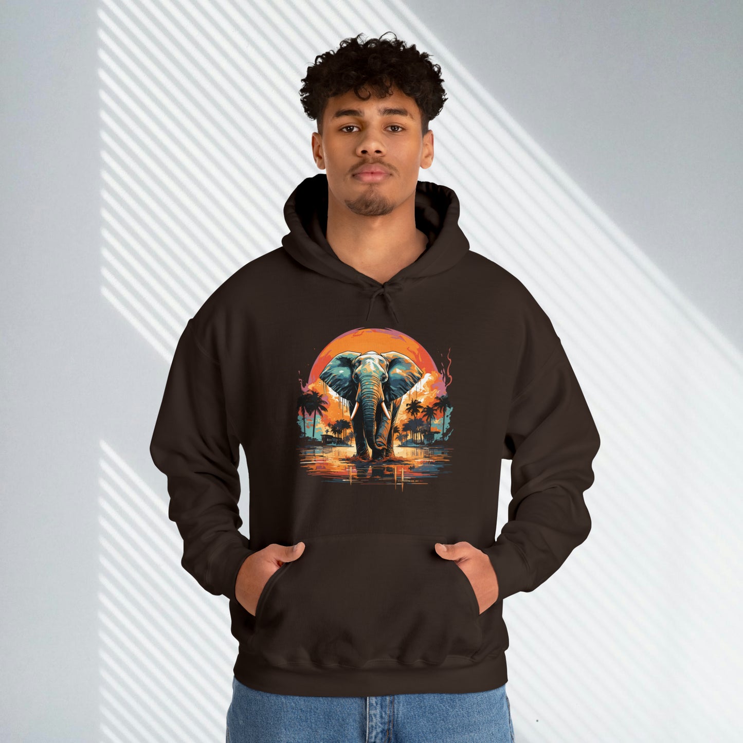 Elephant island, Unisex Heavy Blend™ Hooded Sweatshirt