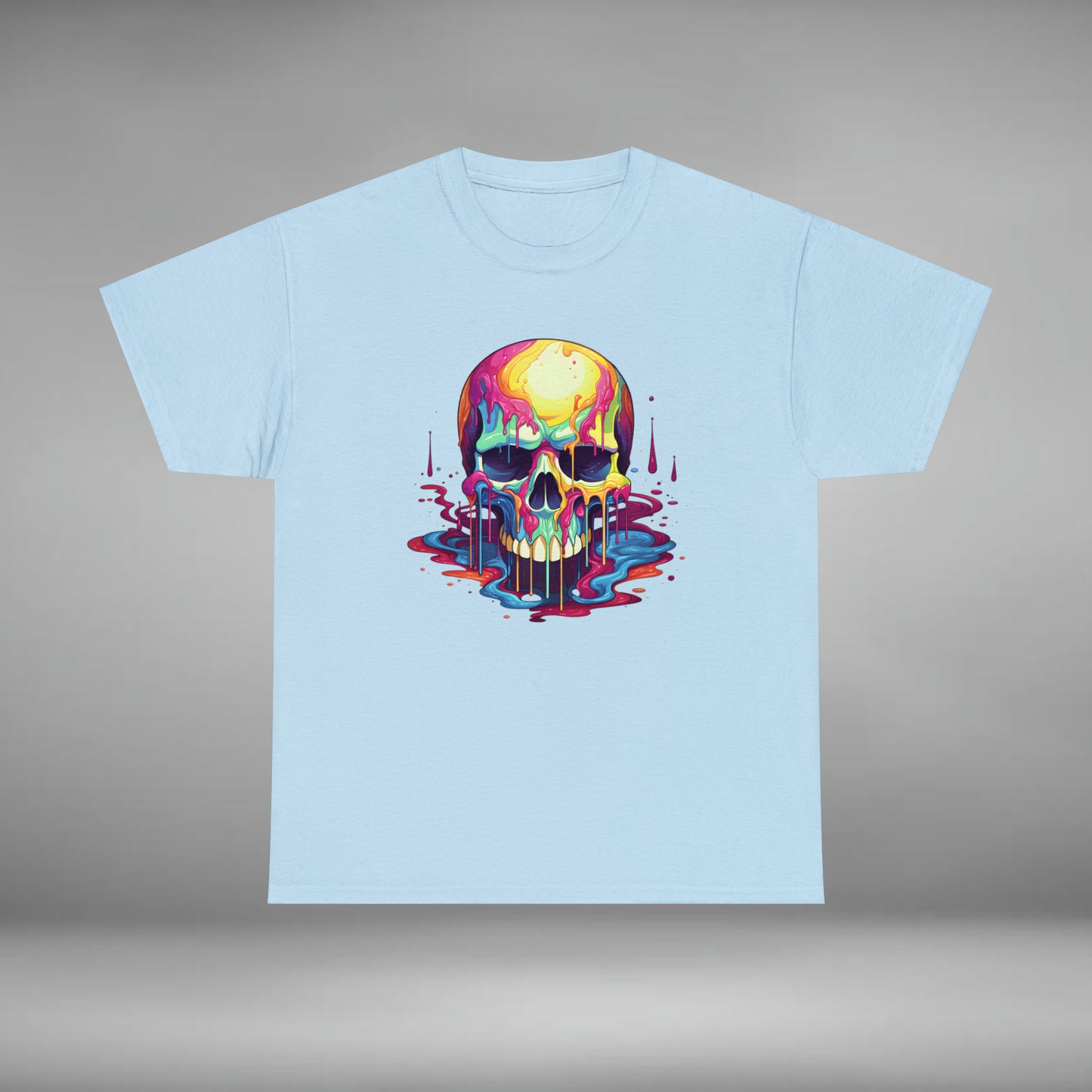 Painted Skull, Unisex Heavy Cotton Tee