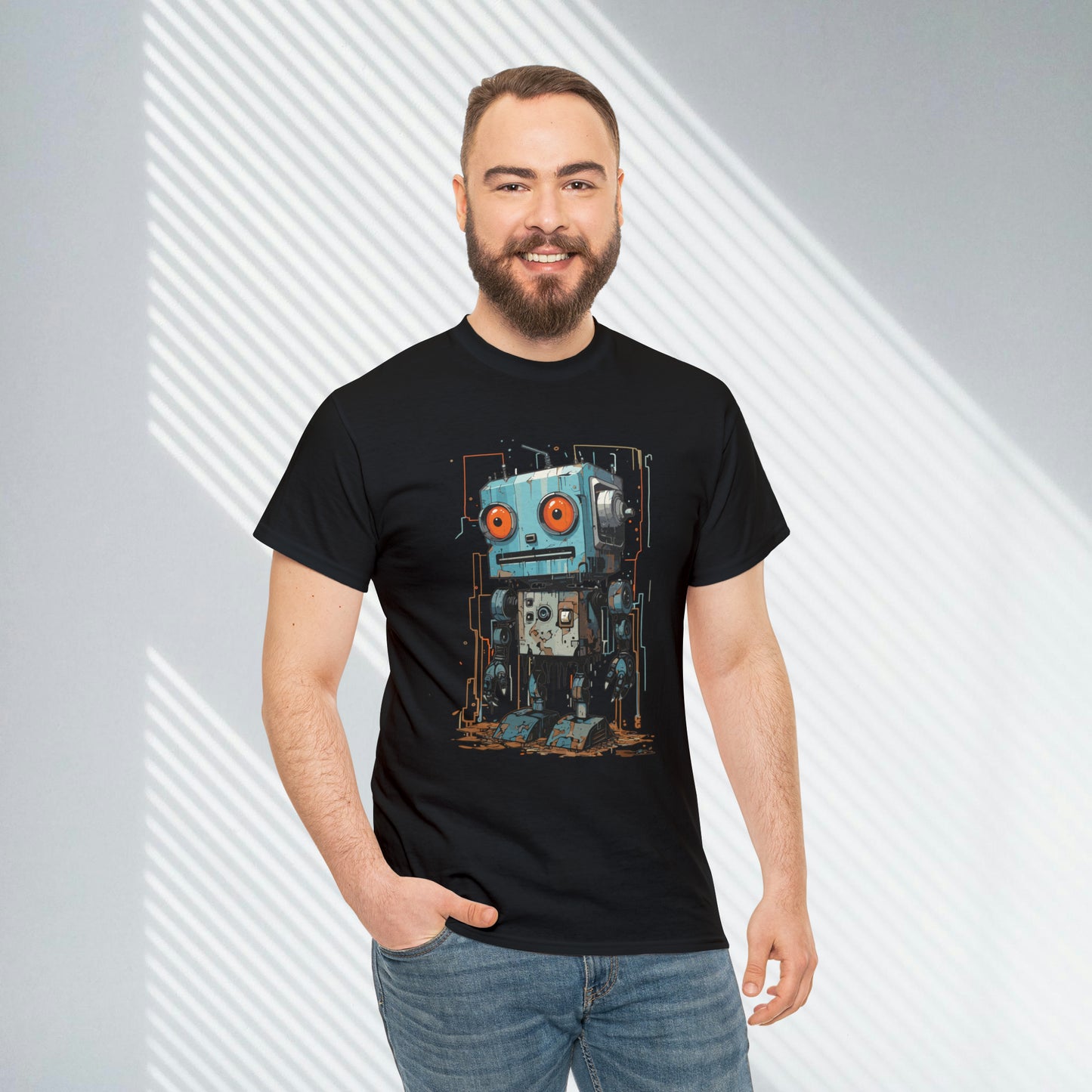 Gears of Sorrow, Robot Unisex Heavy Cotton Tee