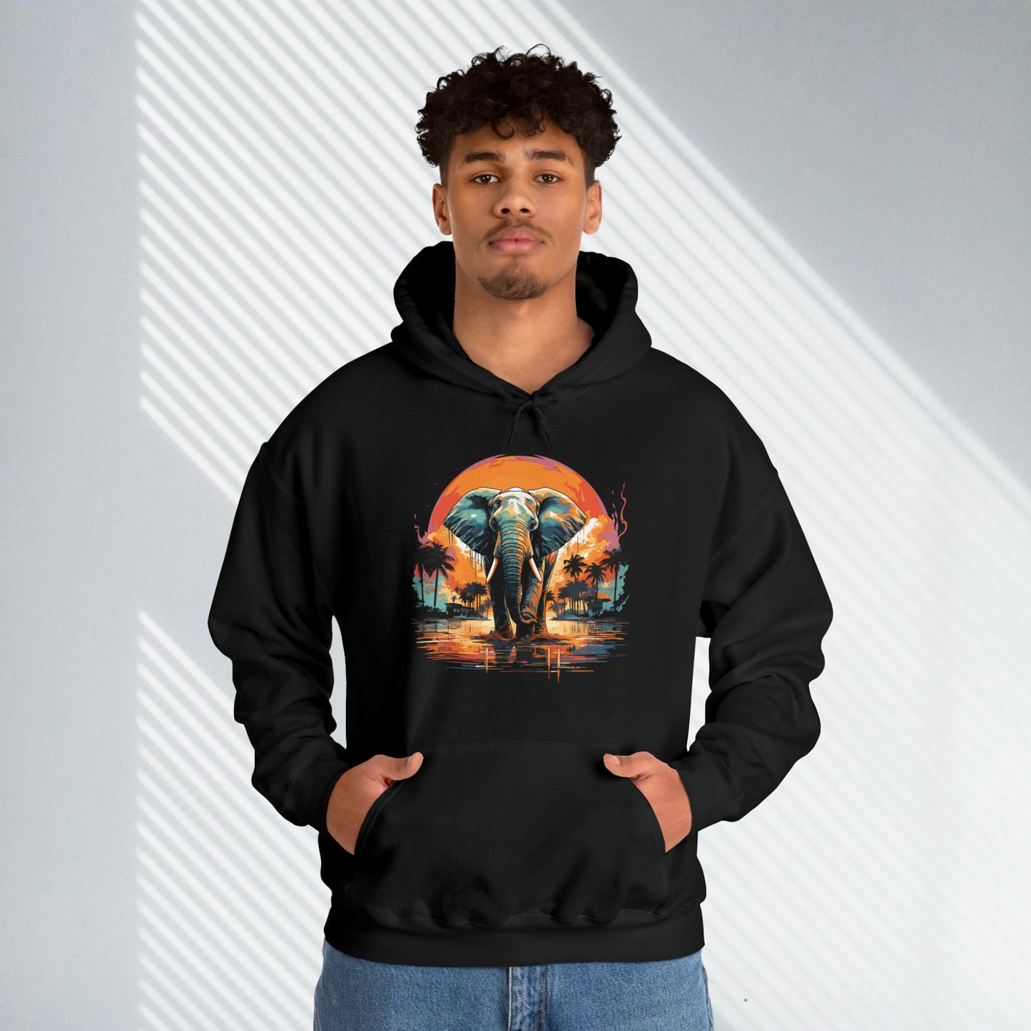 Elephant island, Unisex Heavy Blend™ Hooded Sweatshirt
