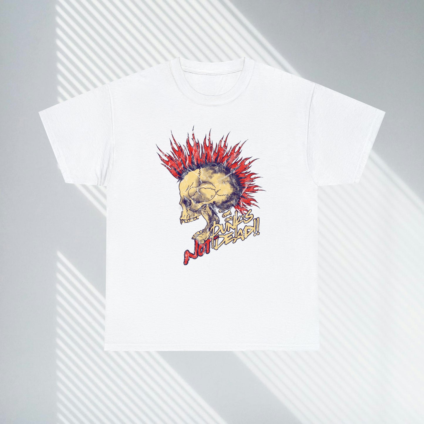 Punk's Not Dead, Skull Unisex Heavy Cotton Tee