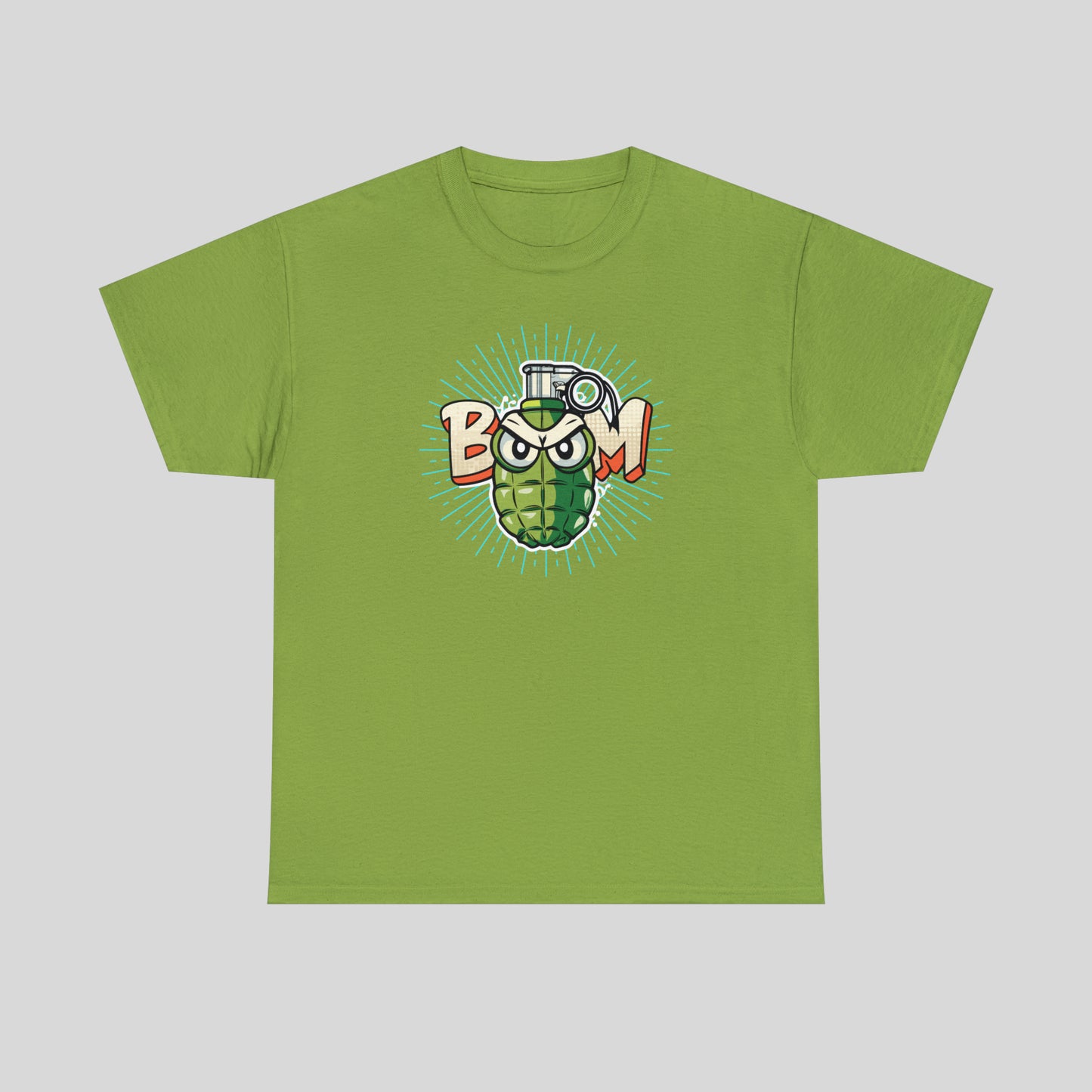 BOOM, Angry Grenade, Unisex Heavy Cotton Tee