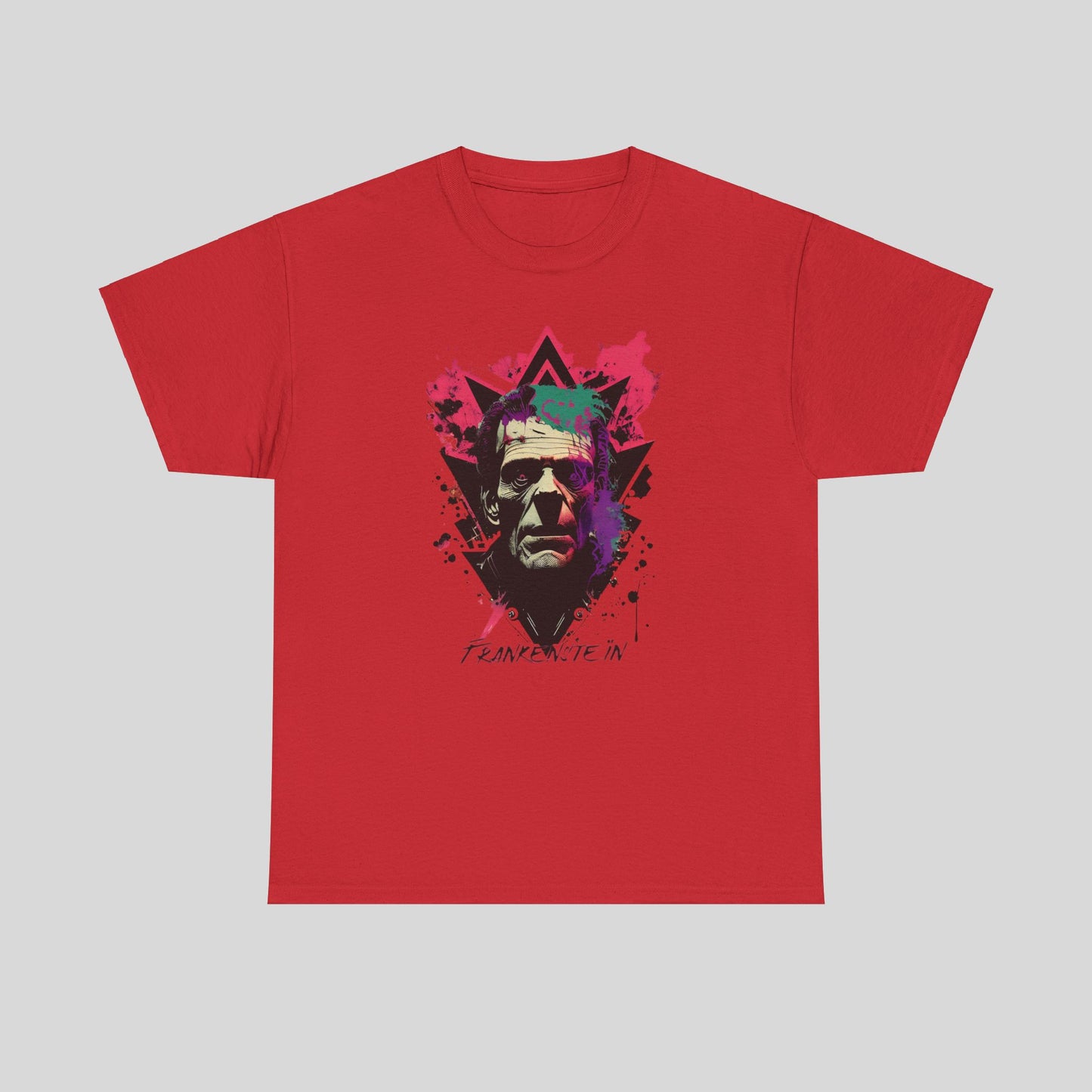 Frankenstein, Custom Graphic Unisex Heavy Cotton Tee