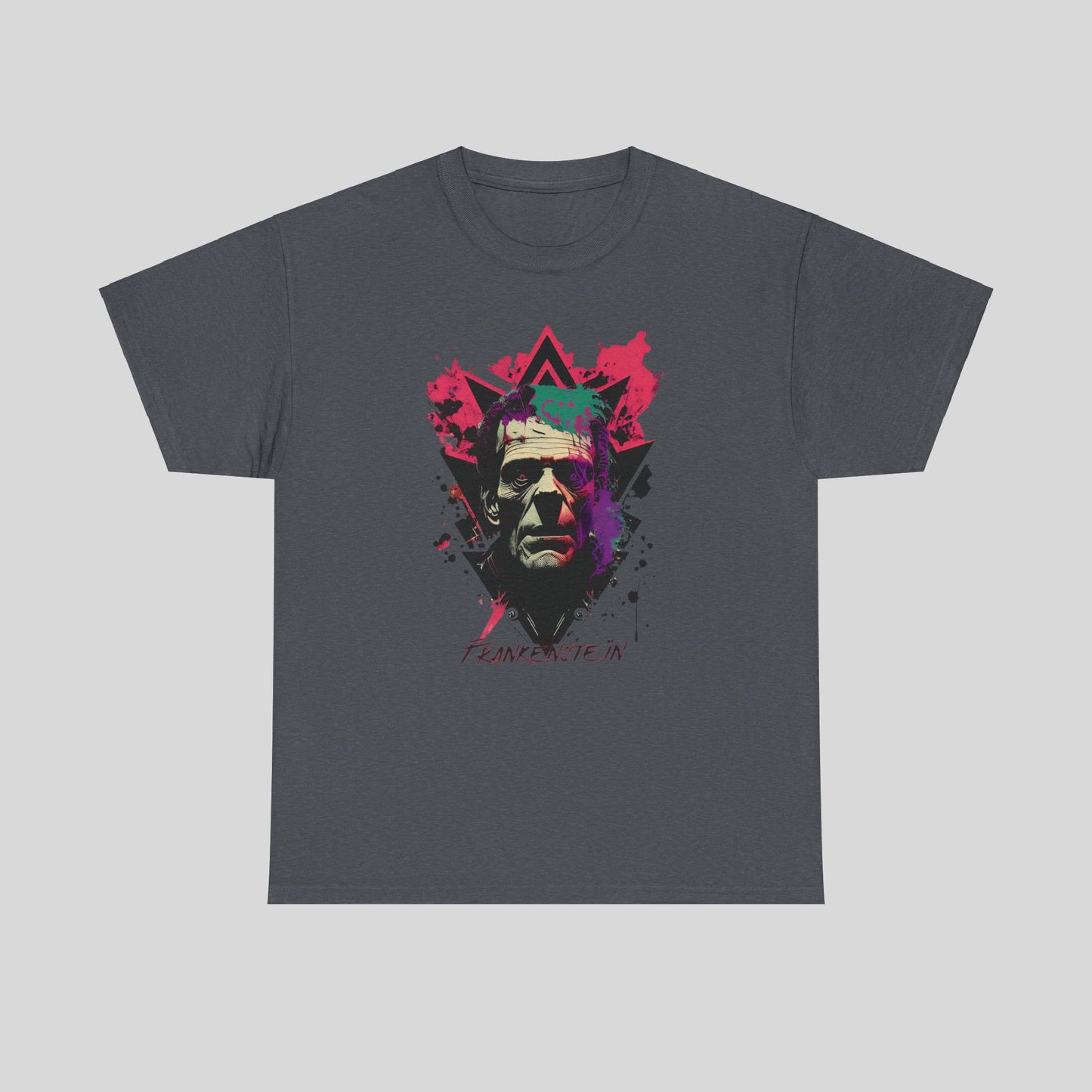 Frankenstein, Custom Graphic Unisex Heavy Cotton Tee