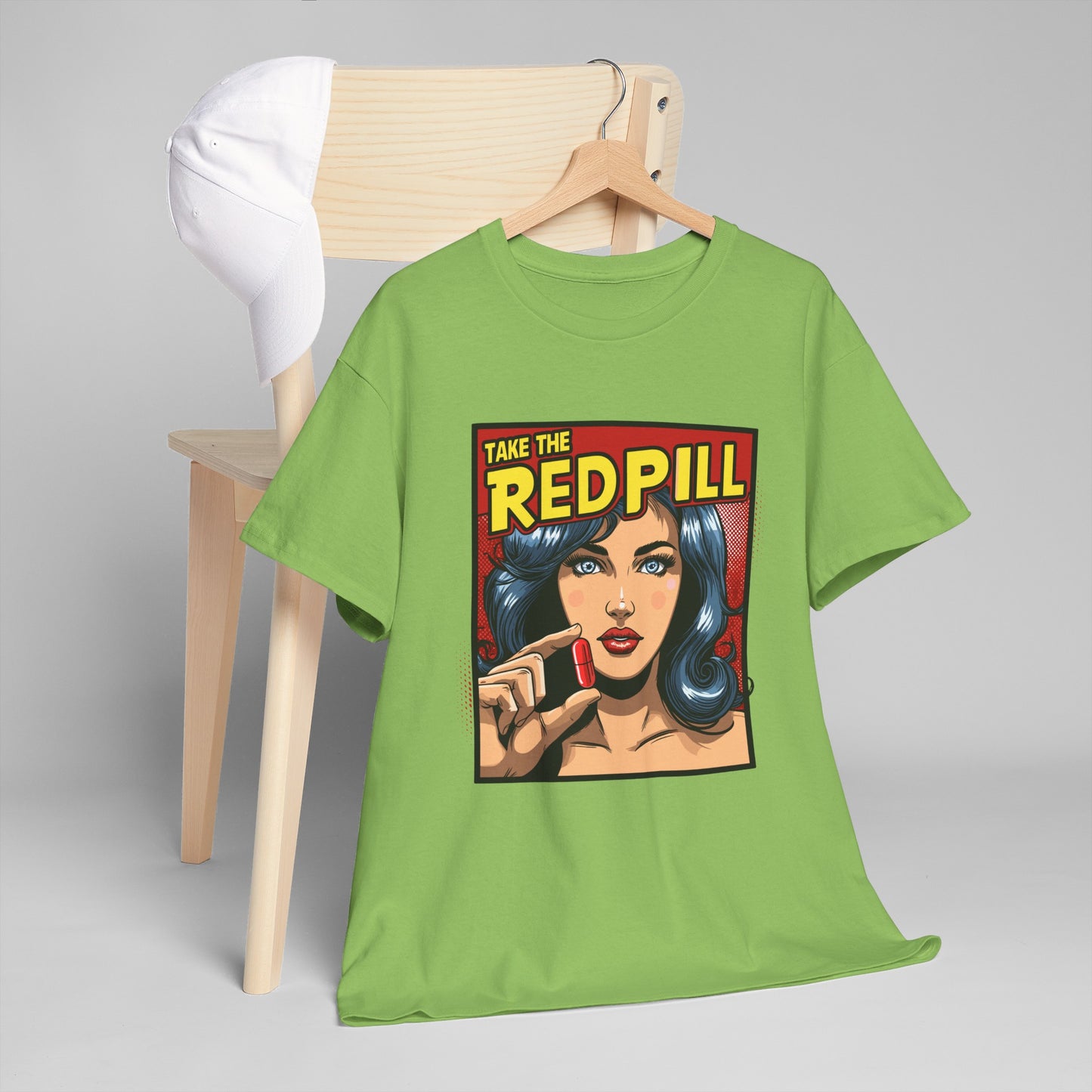 Take The Red Pill, Unisex Heavy Cotton Tee