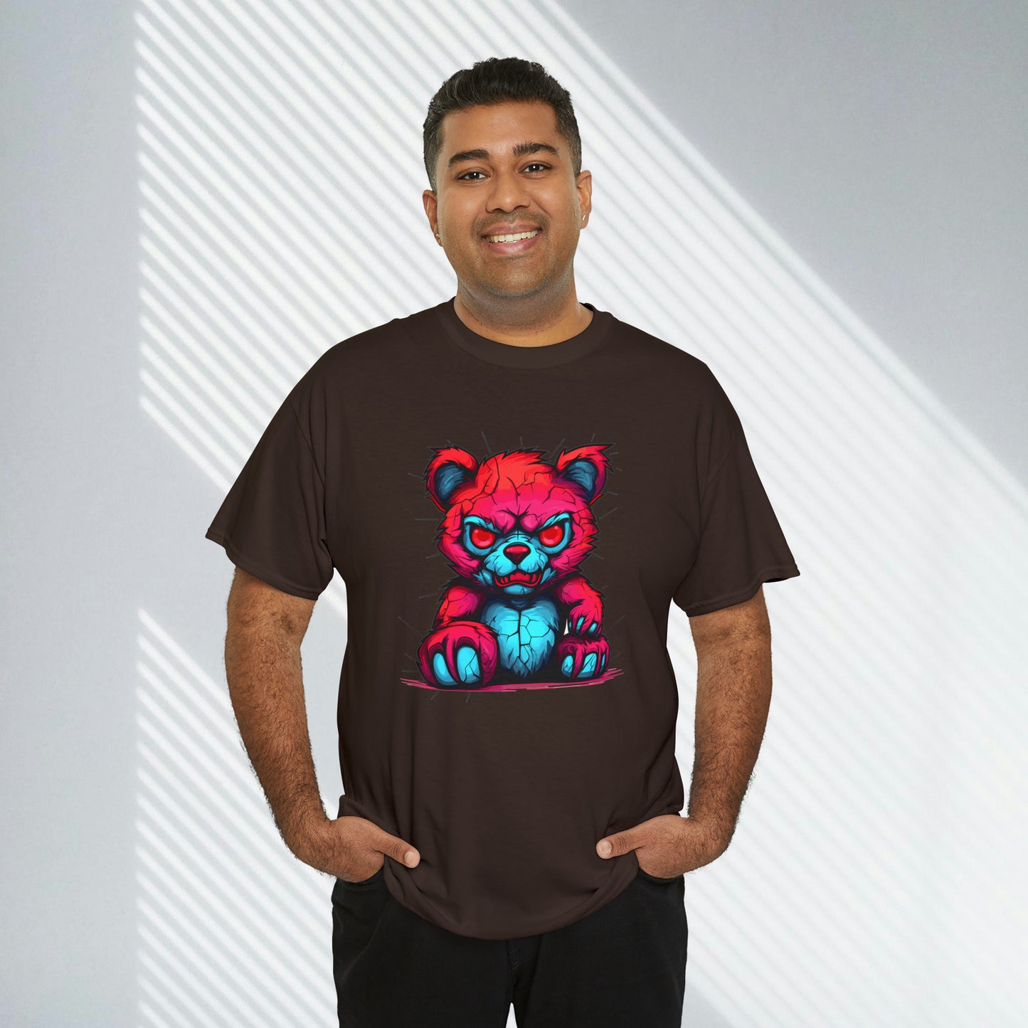 Demon Teddy Bear, Unisex Heavy Cotton Tee