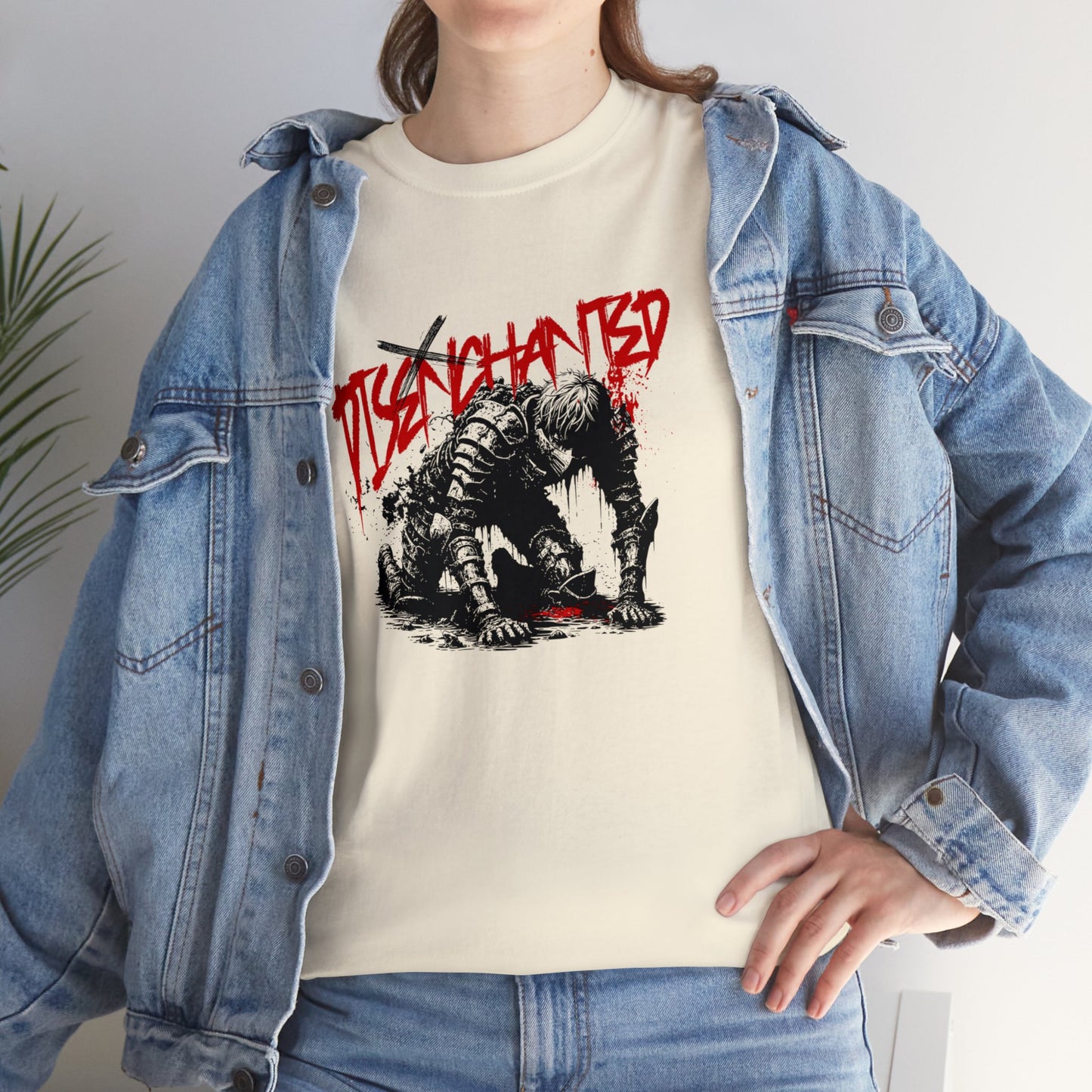 Disenchanted, Warrior, Unisex Heavy Cotton Tee