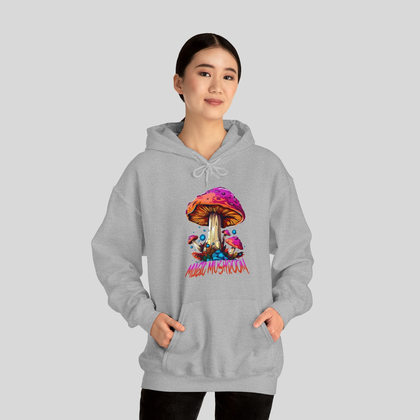 Magic Mushroom, Unisex Heavy Blend™ Hooded Sweatshirt
