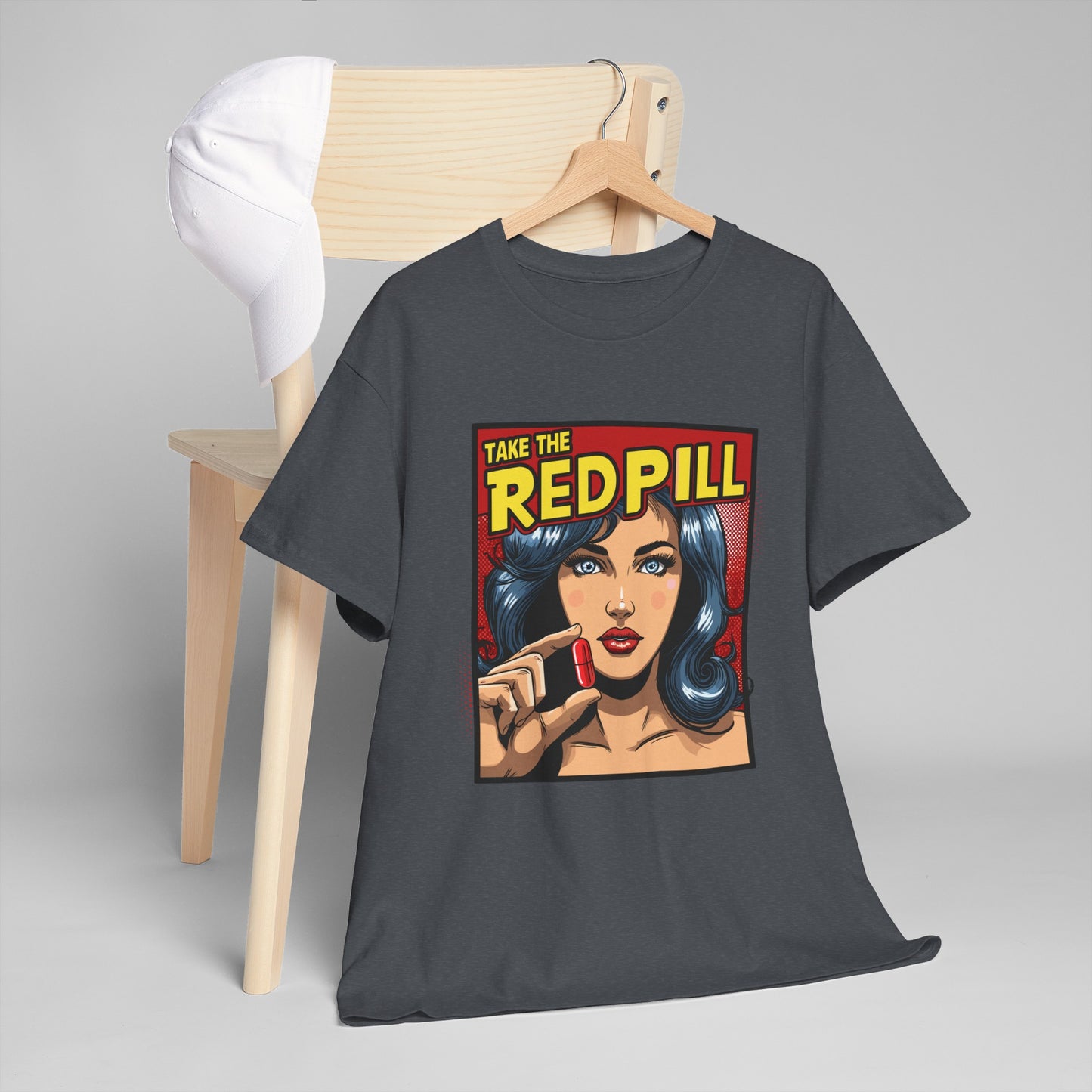 Take The Red Pill, Unisex Heavy Cotton Tee
