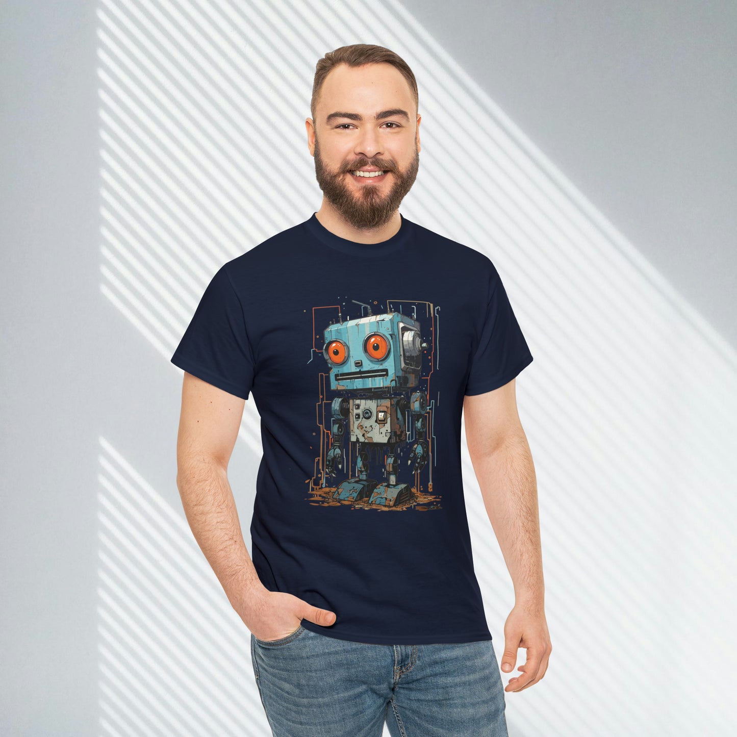 Gears of Sorrow, Robot Unisex Heavy Cotton Tee