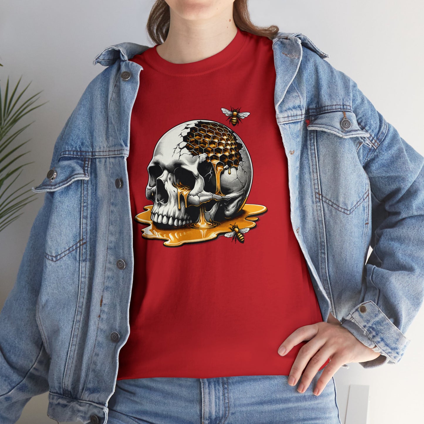 Honey Skull Unisex Heavy Cotton Tee