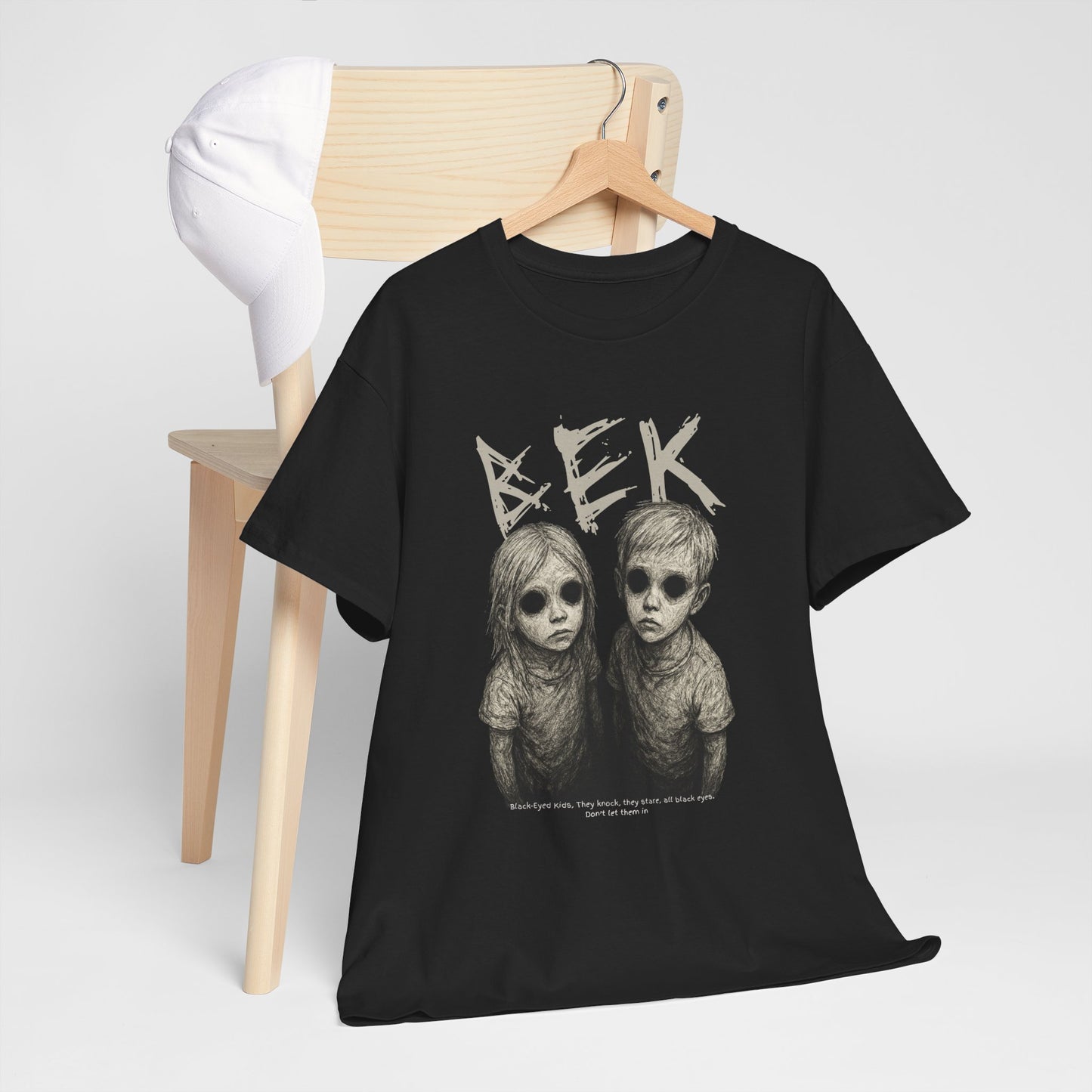 Black Eye Kid's, Unisex Heavy Cotton Tee - BEK Urban Legend Graphic Shirt