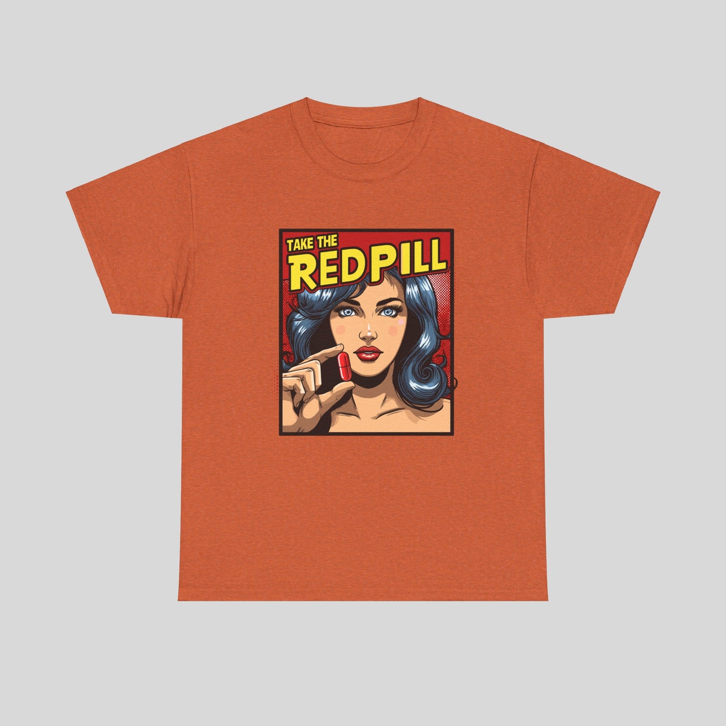 Take The Red Pill, Unisex Heavy Cotton Tee