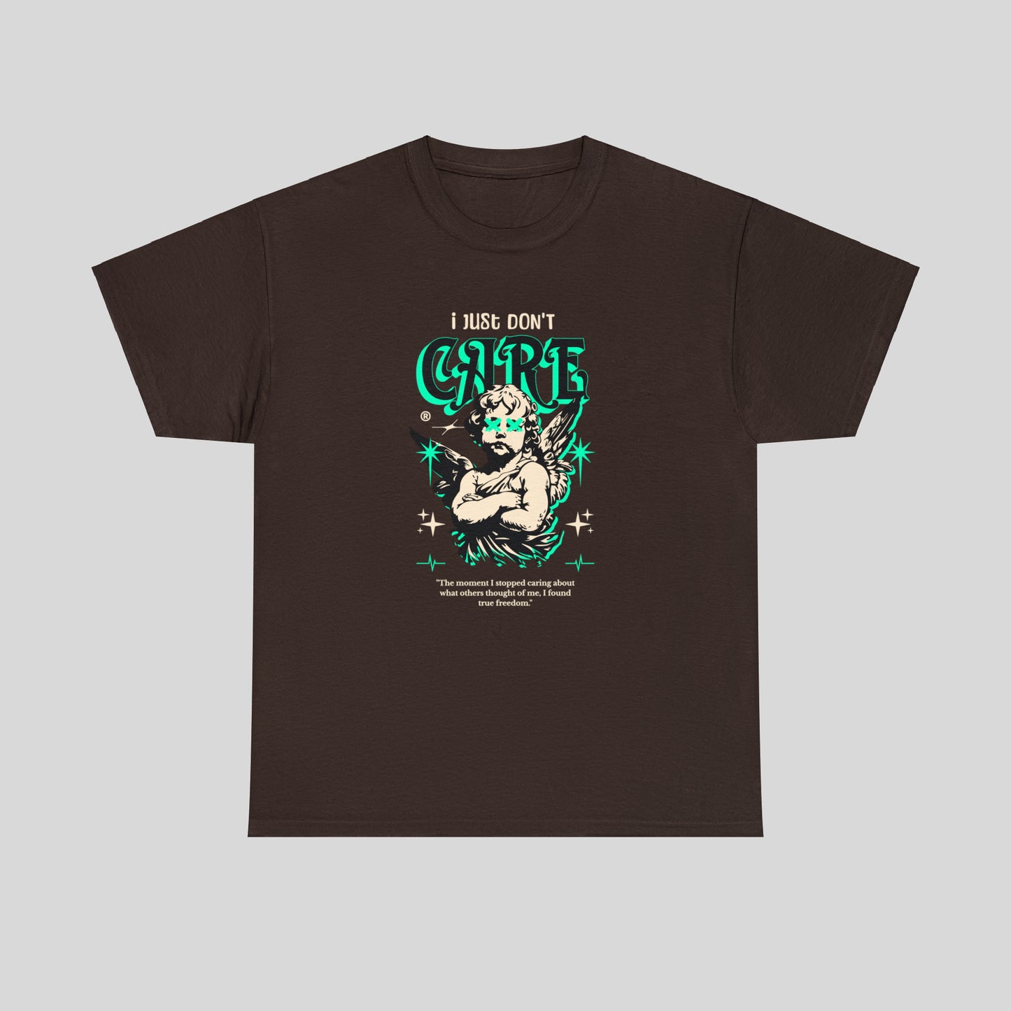 i Just Don't Care, Unisex Heavy Cotton Tee