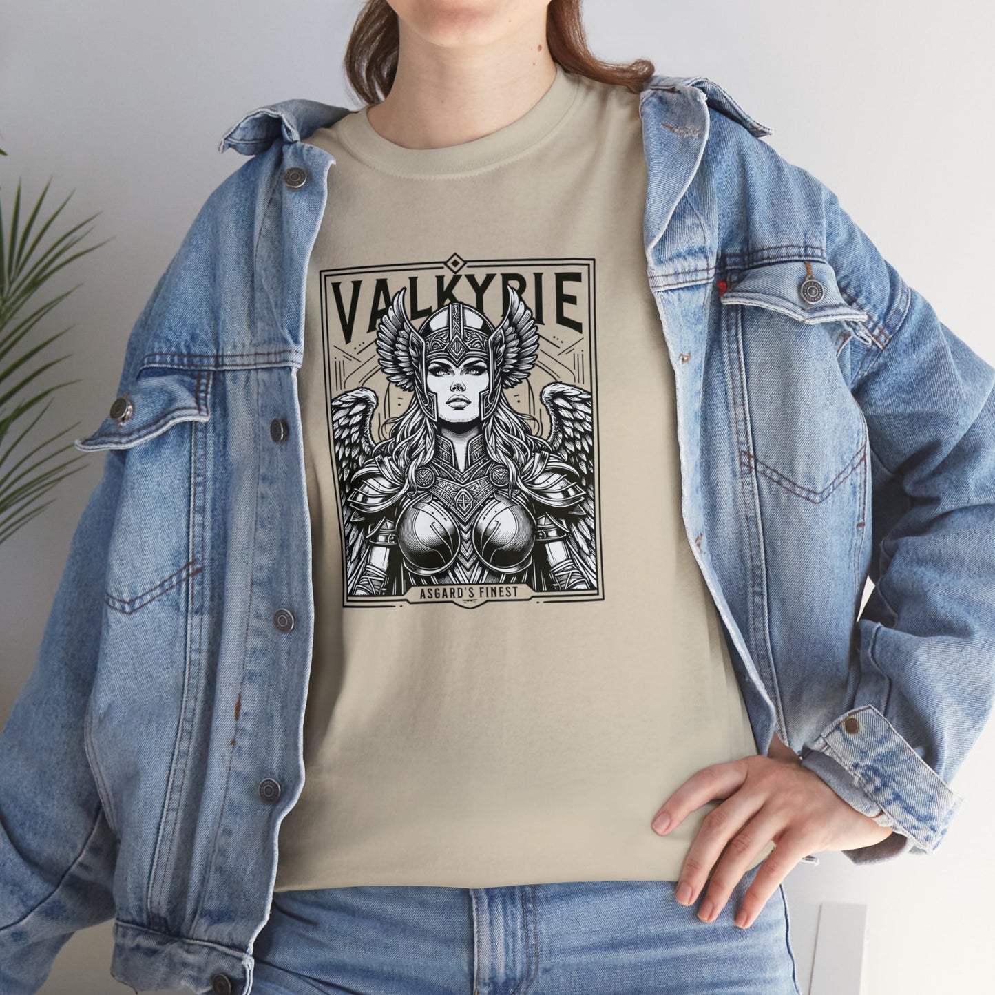 Valkyrie, Asgard's Finest, Unisex Heavy Cotton Tee