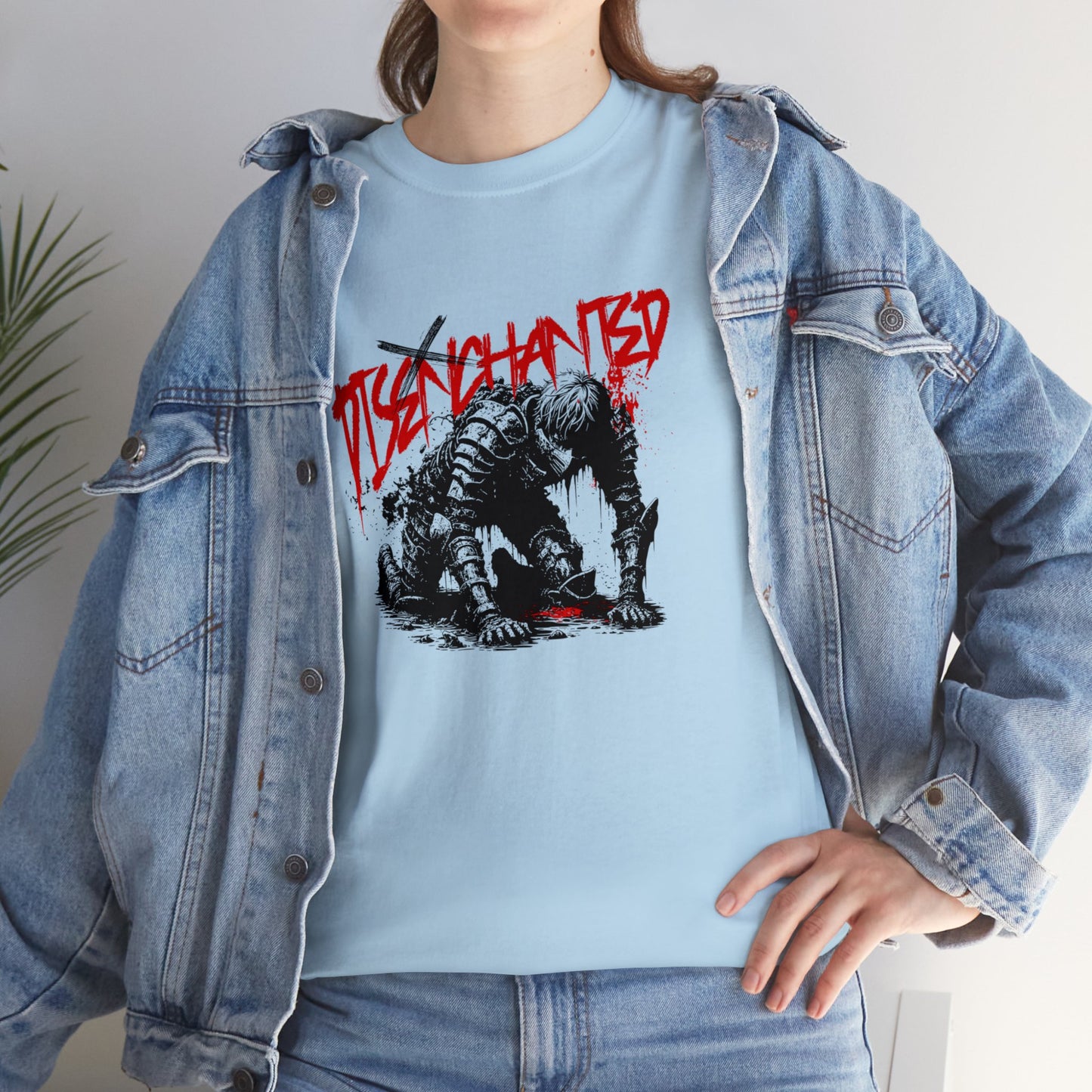 Disenchanted, Warrior, Unisex Heavy Cotton Tee