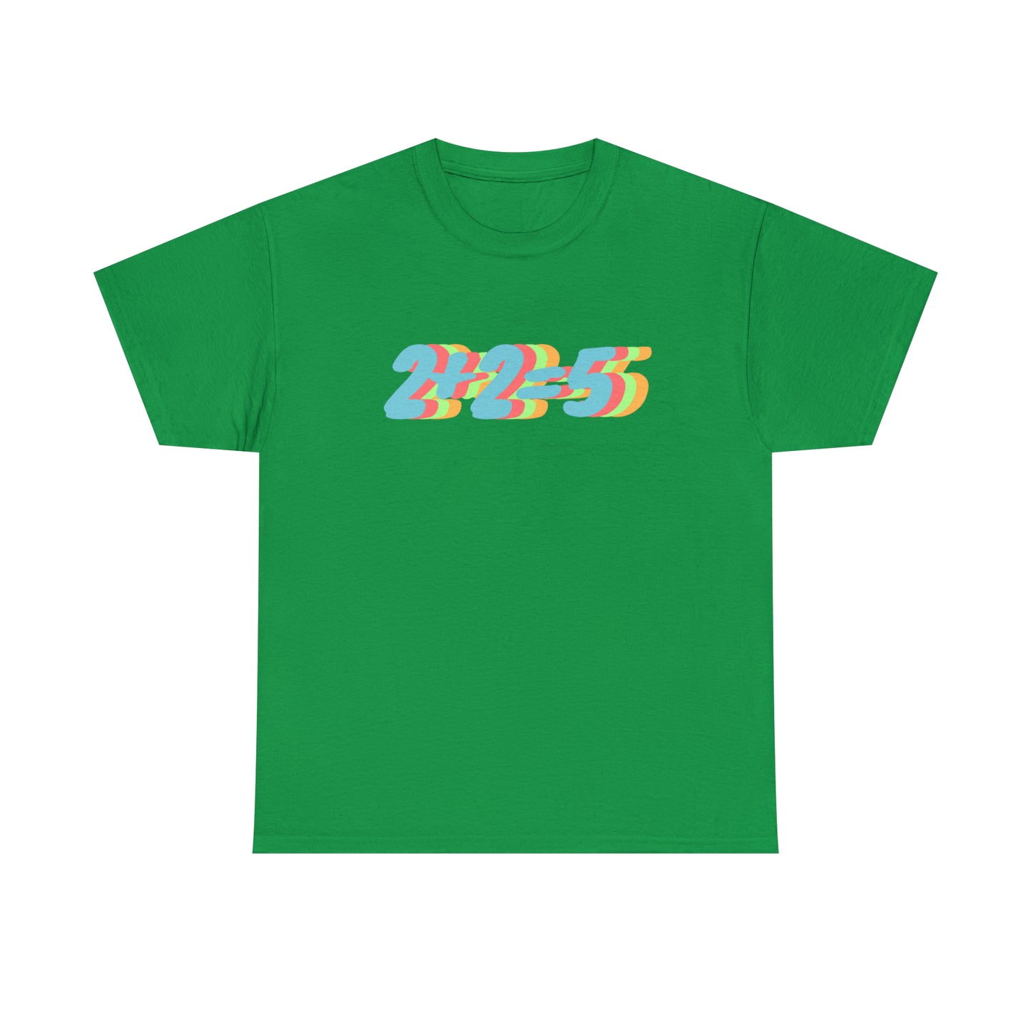 2+2=5, George Orwell 1984 inspired Unisex Heavy Cotton Tee