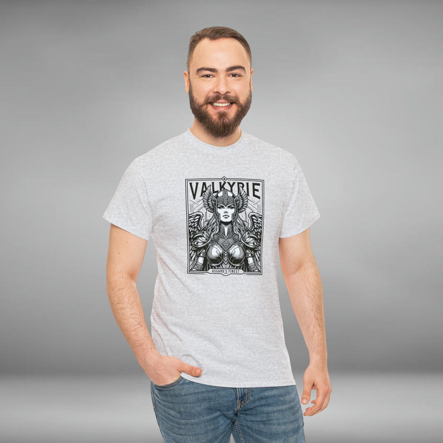 Valkyrie, Asgard's Finest, Unisex Heavy Cotton Tee