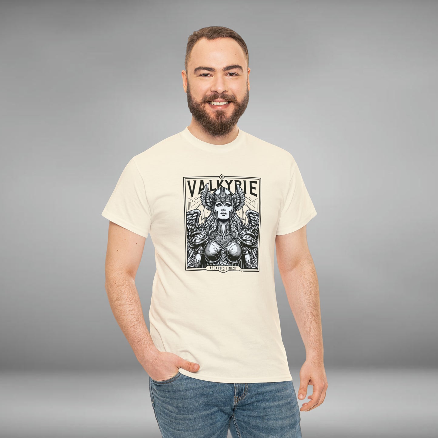 Valkyrie, Asgard's Finest, Unisex Heavy Cotton Tee