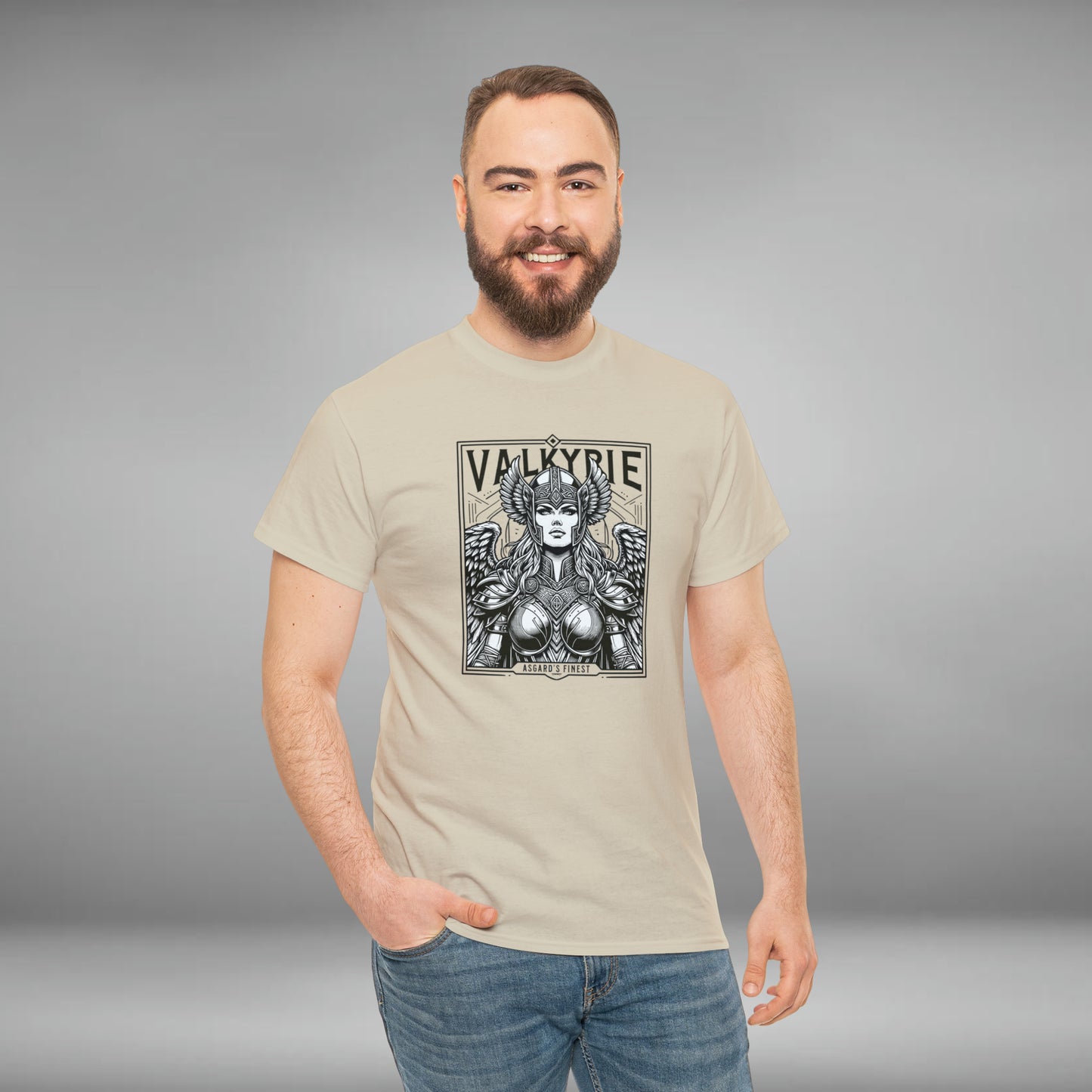 Valkyrie, Asgard's Finest, Unisex Heavy Cotton Tee