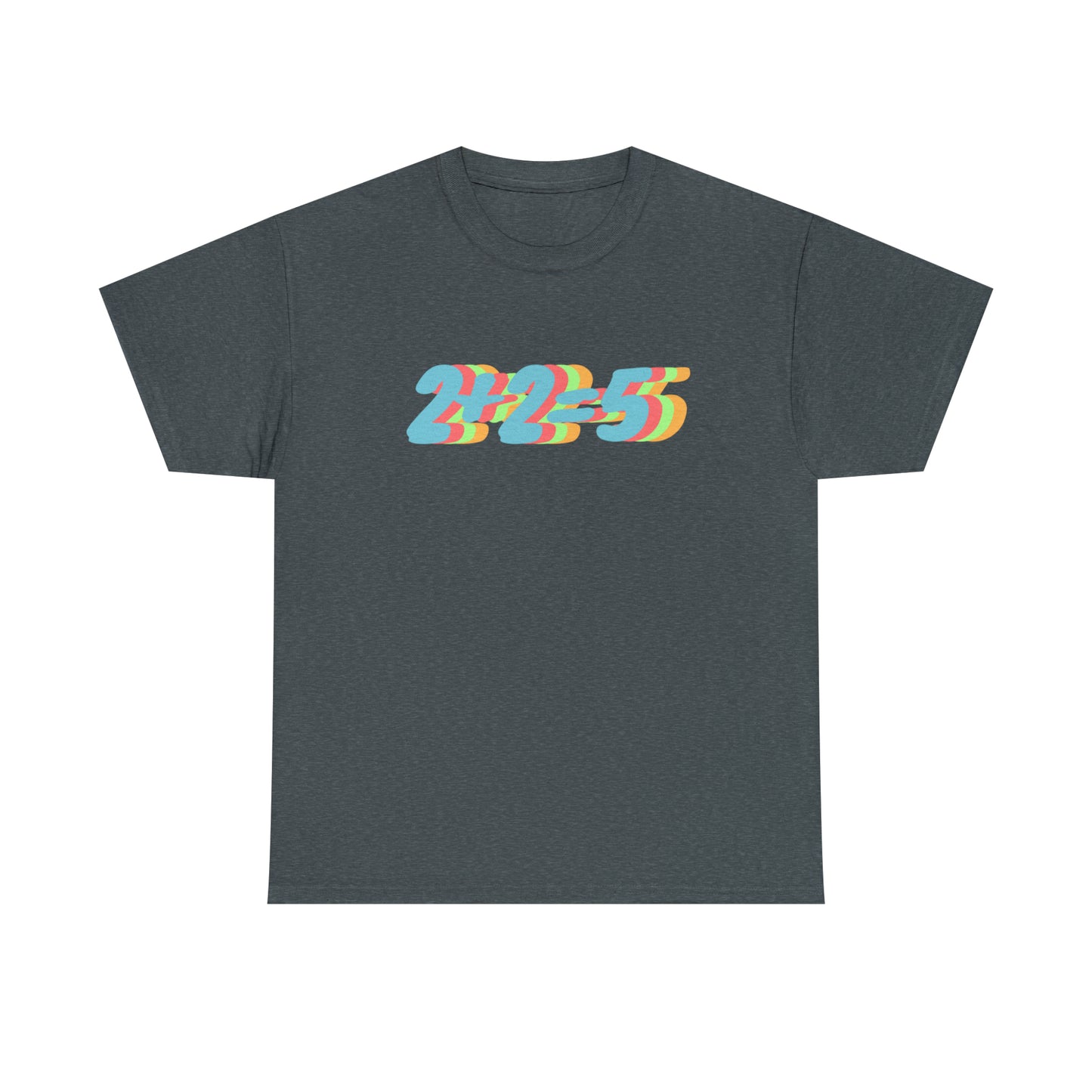 2+2=5, George Orwell 1984 inspired Unisex Heavy Cotton Tee