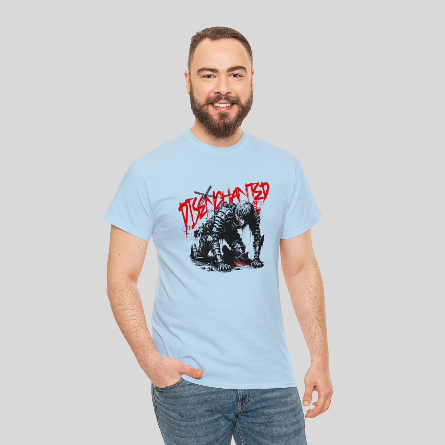 Disenchanted, Warrior, Unisex Heavy Cotton Tee