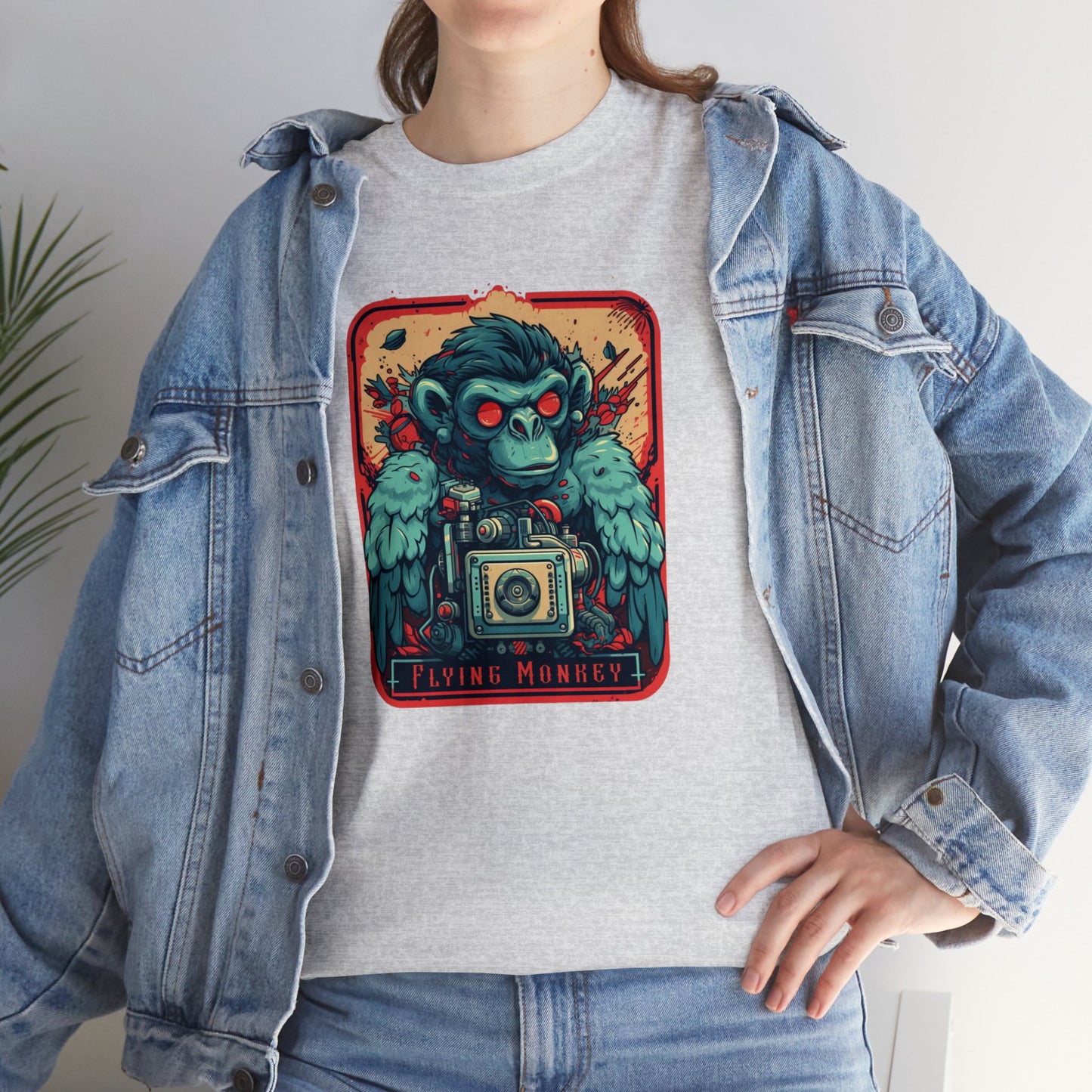 Flying Monkey, Unisex Heavy Cotton Tee