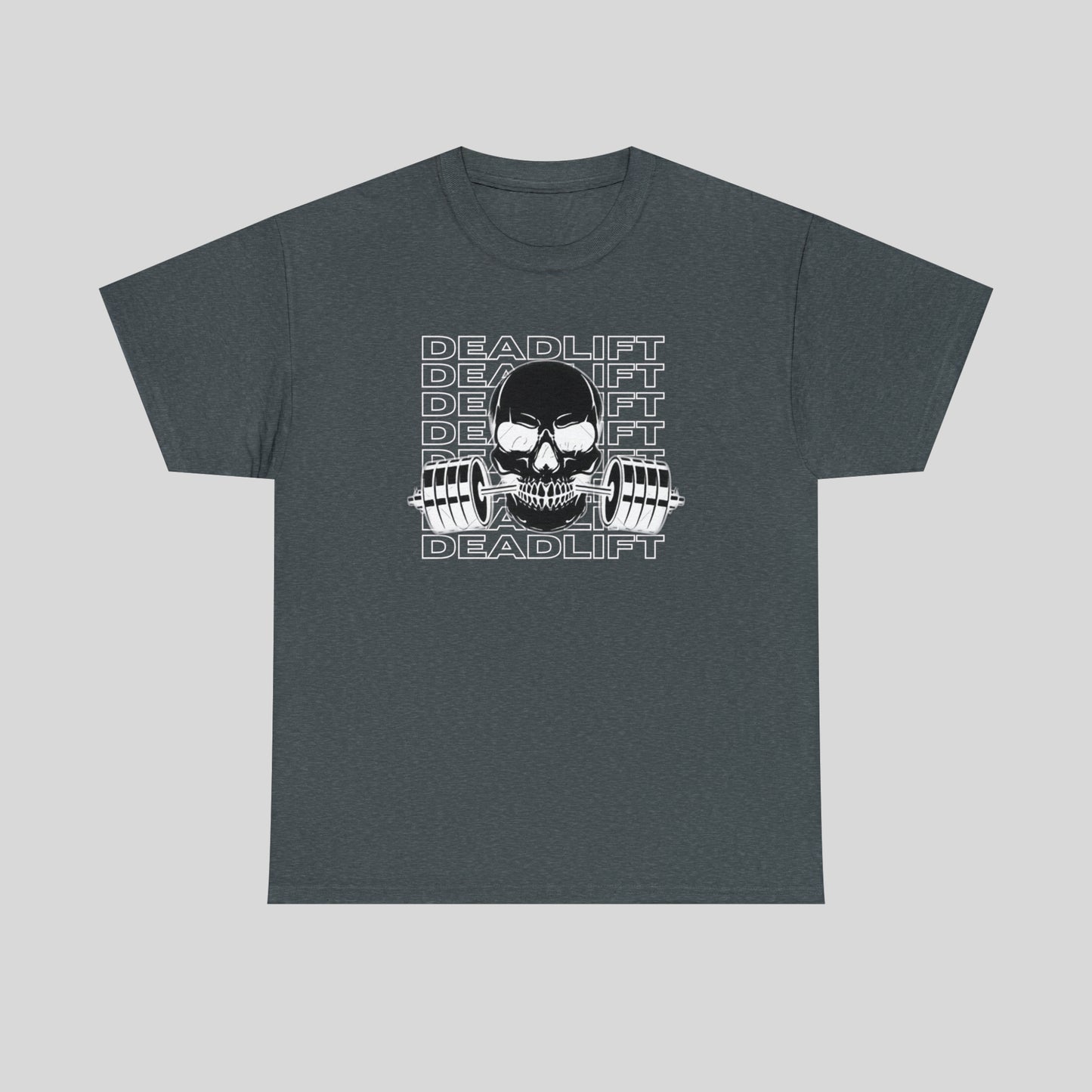 DEADLIFT, Skull Custom Unisex Heavy Cotton Graphic Tee