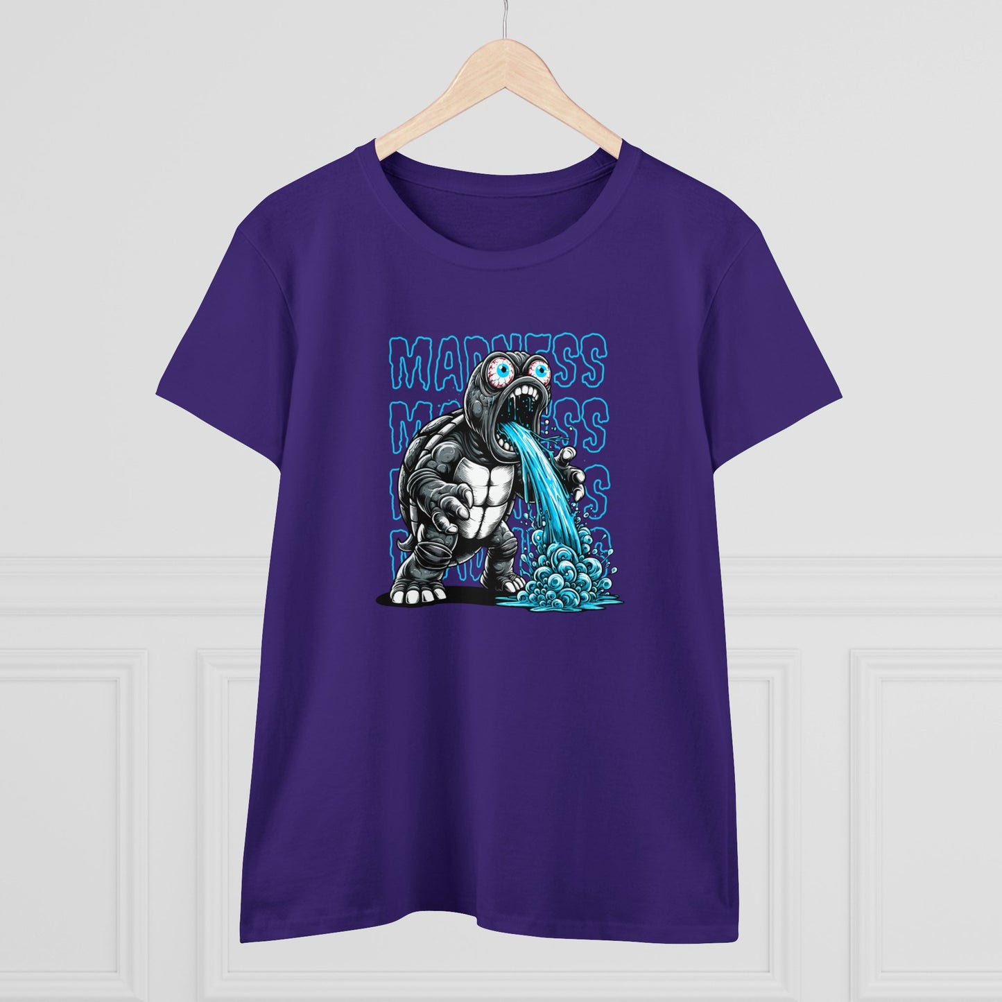 Turtle Madness, Women's Midweight Cotton Tee