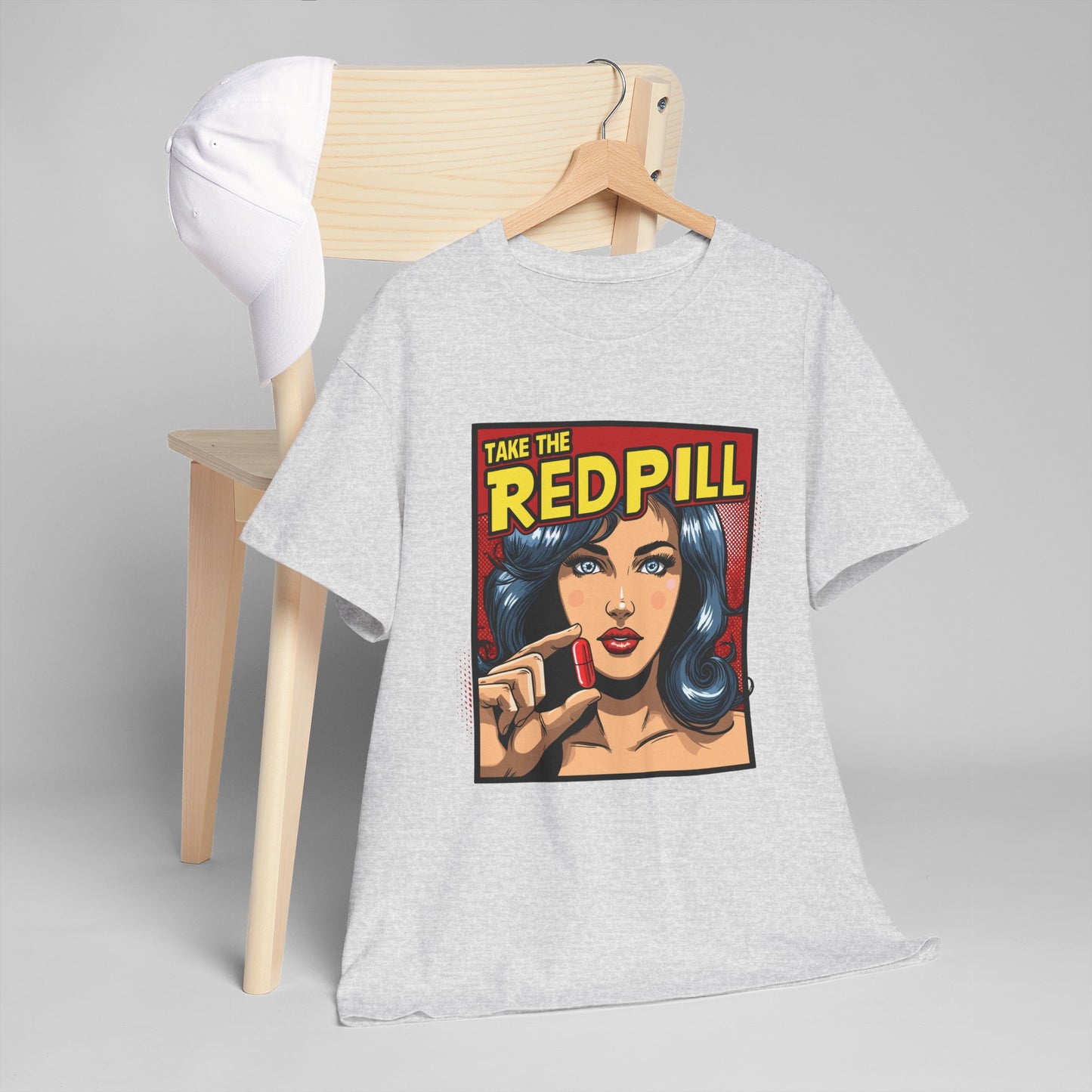 Take The Red Pill, Unisex Heavy Cotton Tee