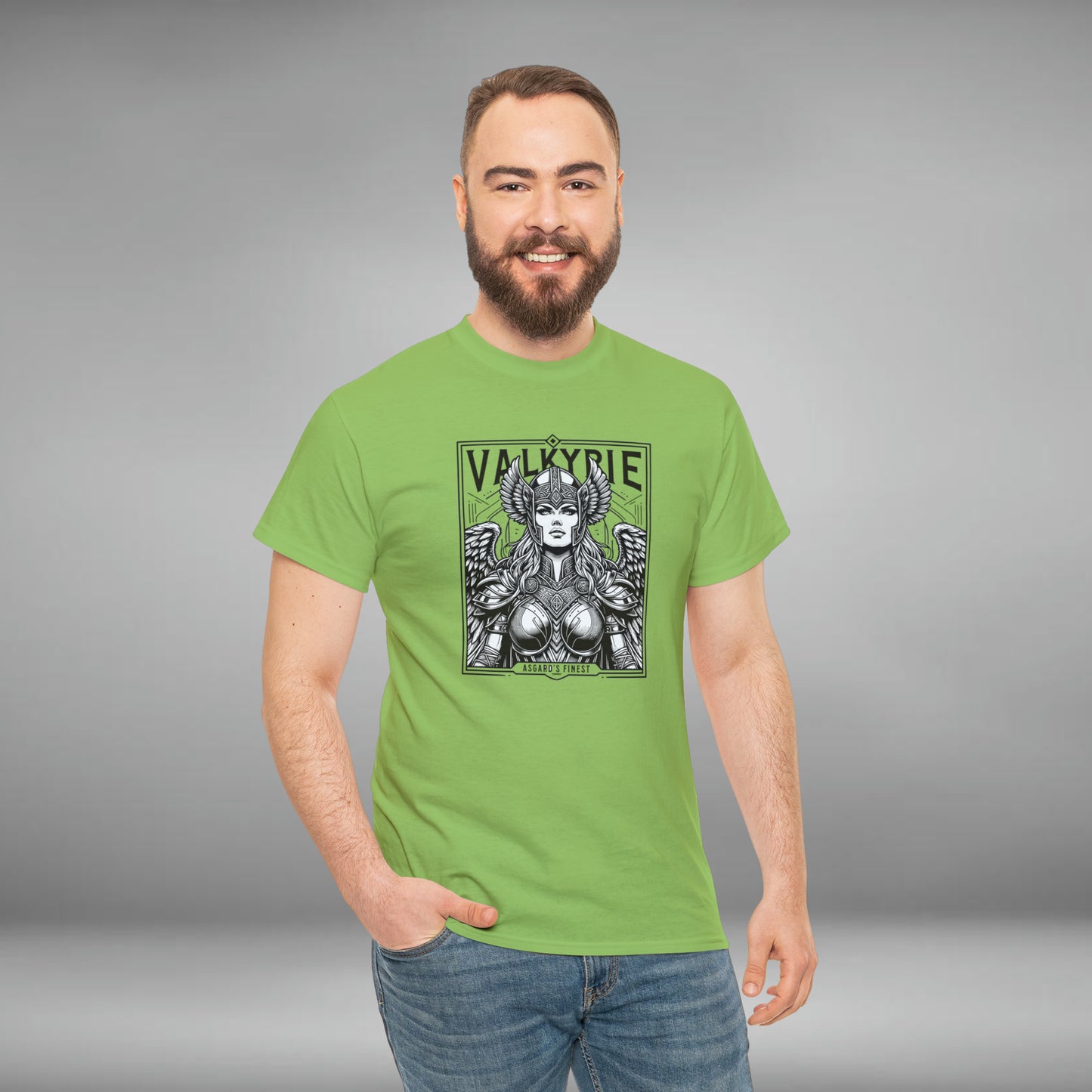 Valkyrie, Asgard's Finest, Unisex Heavy Cotton Tee