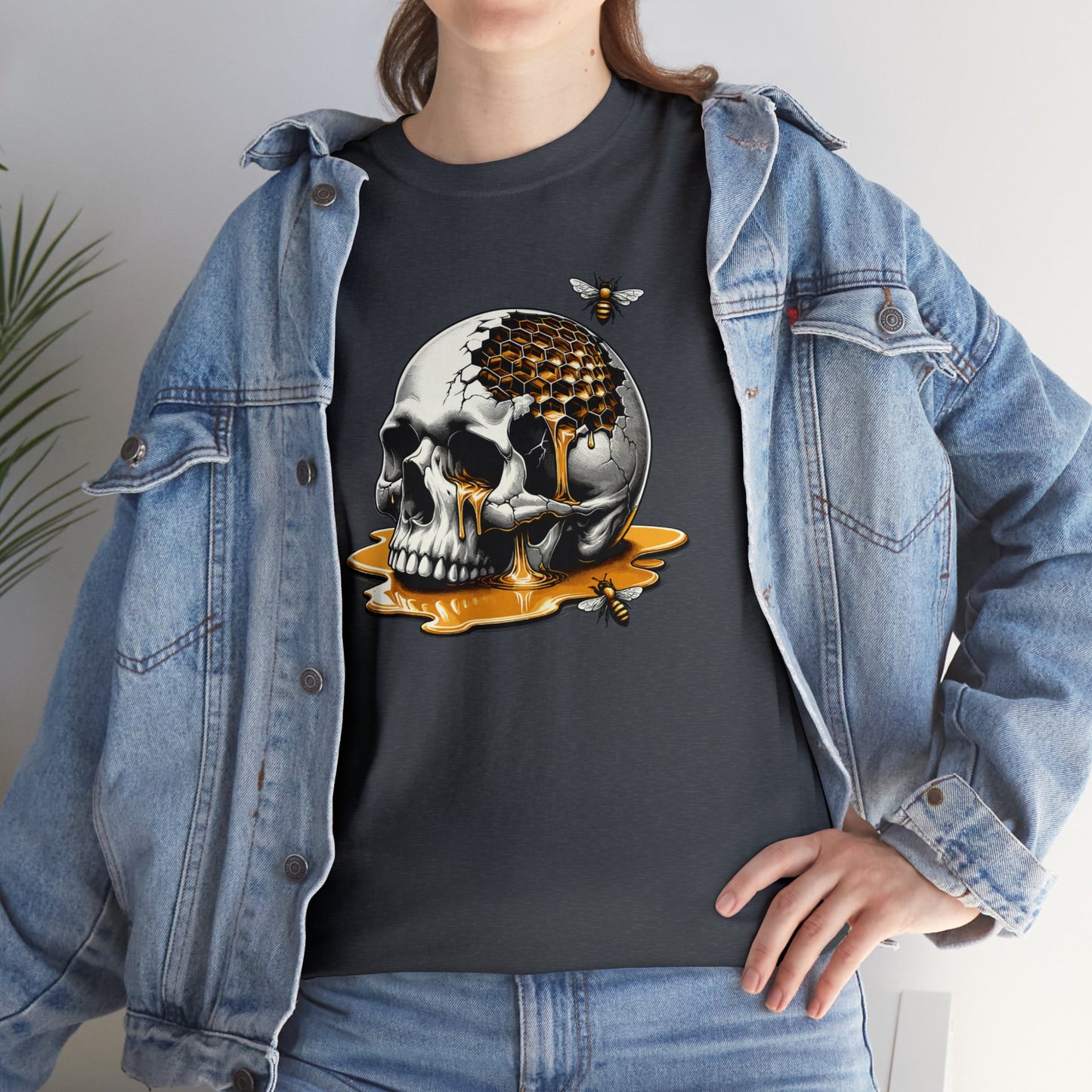 Honey Skull Unisex Heavy Cotton Tee