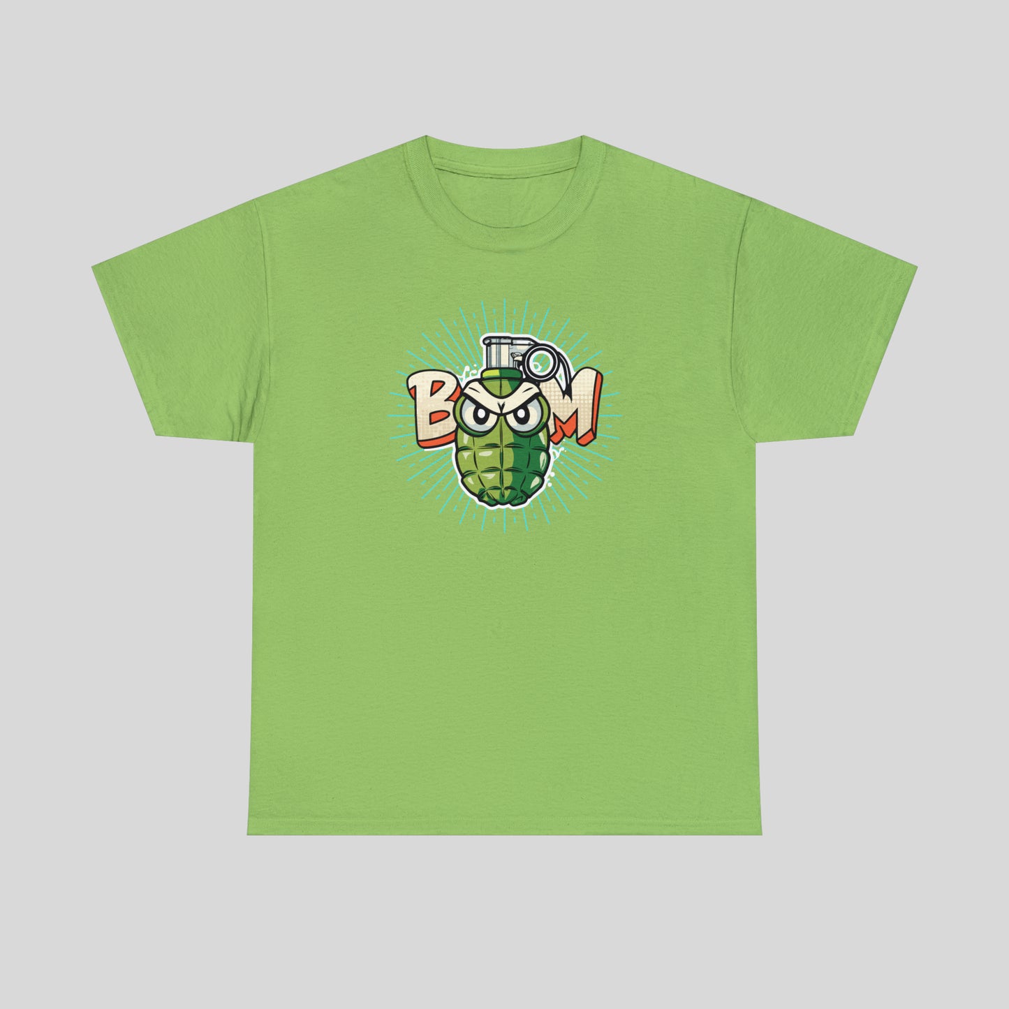 BOOM, Angry Grenade, Unisex Heavy Cotton Tee