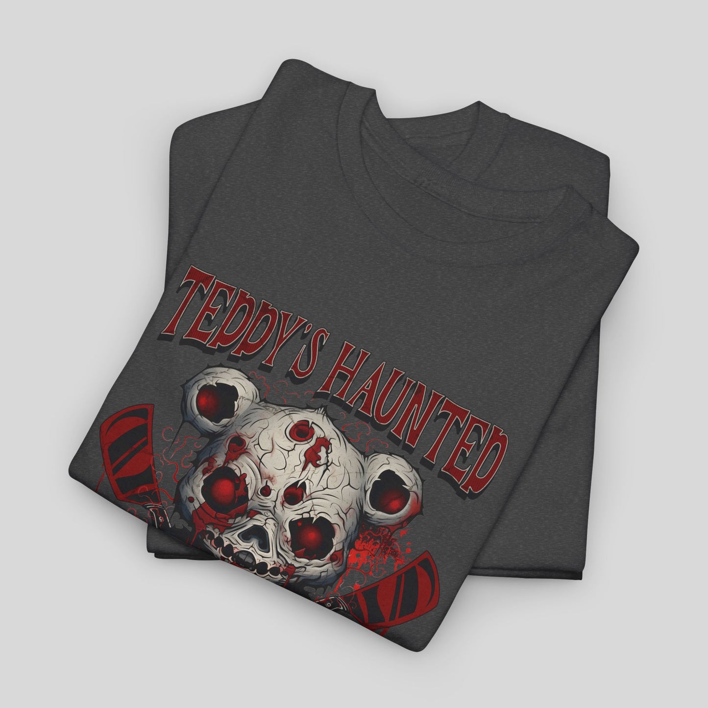Teddy's Haunted Hide and Seek, Unisex Heavy Cotton Tee