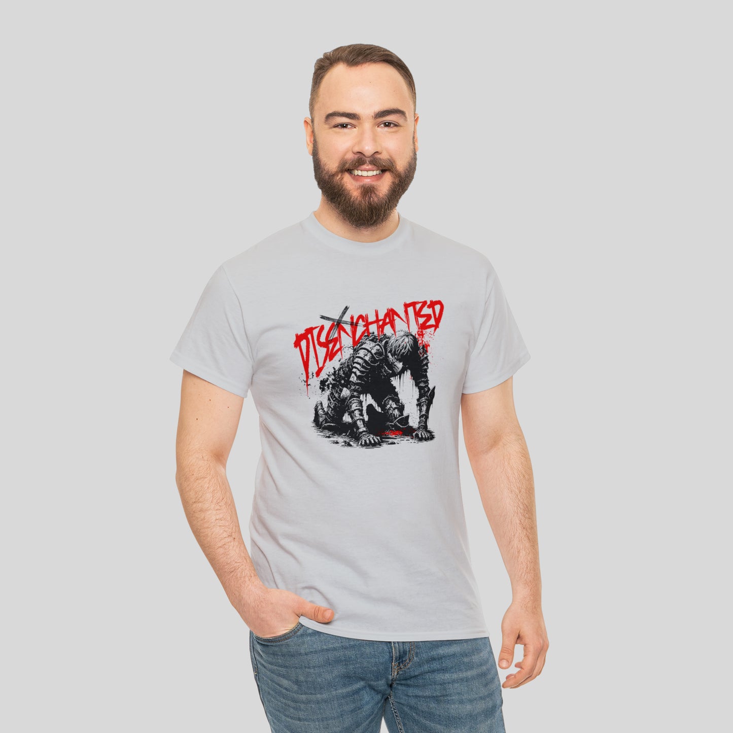 Disenchanted, Warrior, Unisex Heavy Cotton Tee