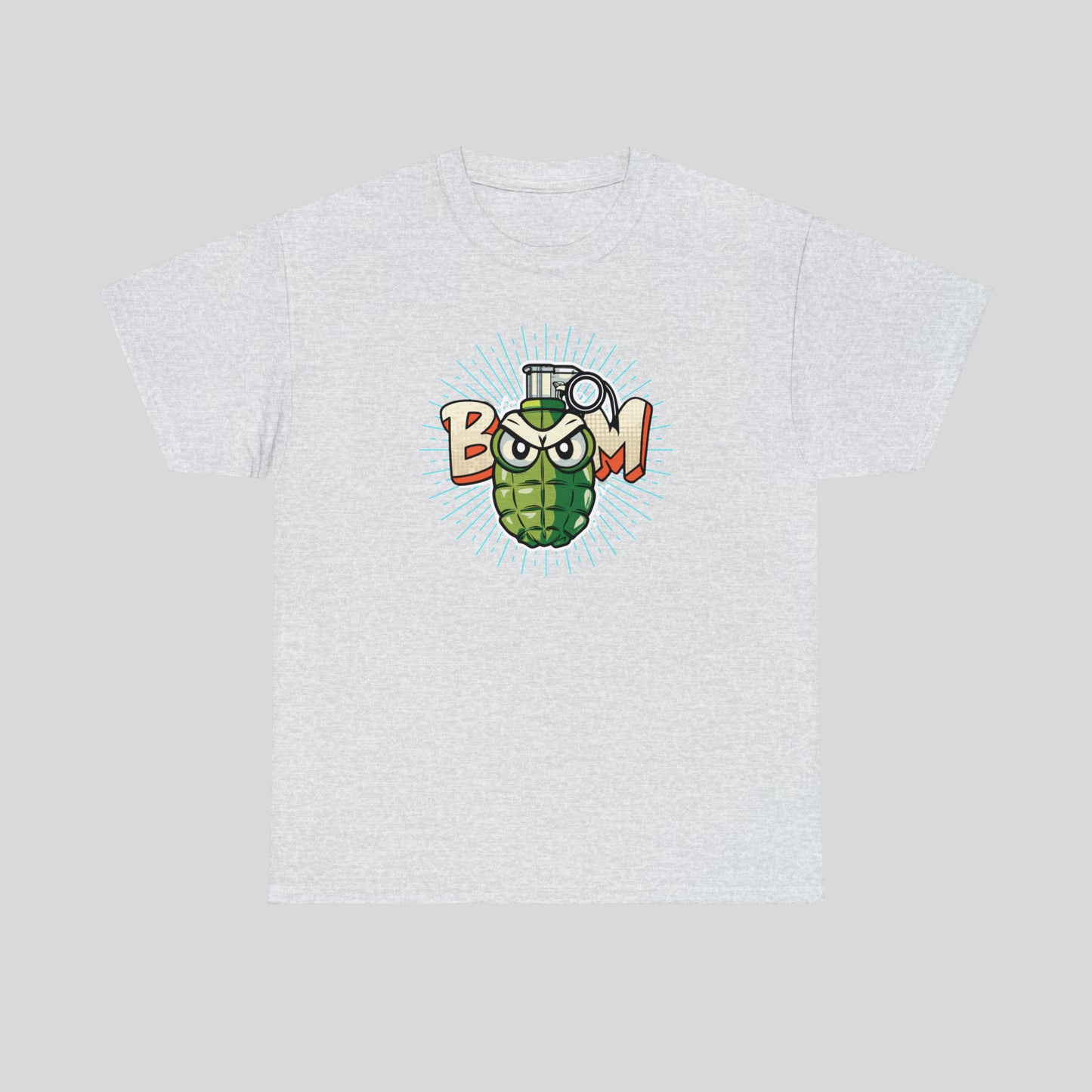 BOOM, Angry Grenade, Unisex Heavy Cotton Tee