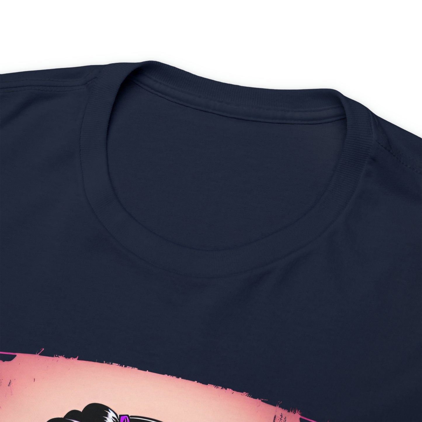Zombie Pin-up Model, Custom Graphic Unisex Heavy Cotton Tee