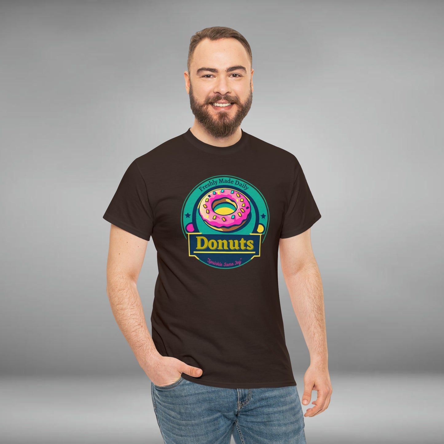 Donut Shop, Unisex Heavy Cotton Gra[phic Tee