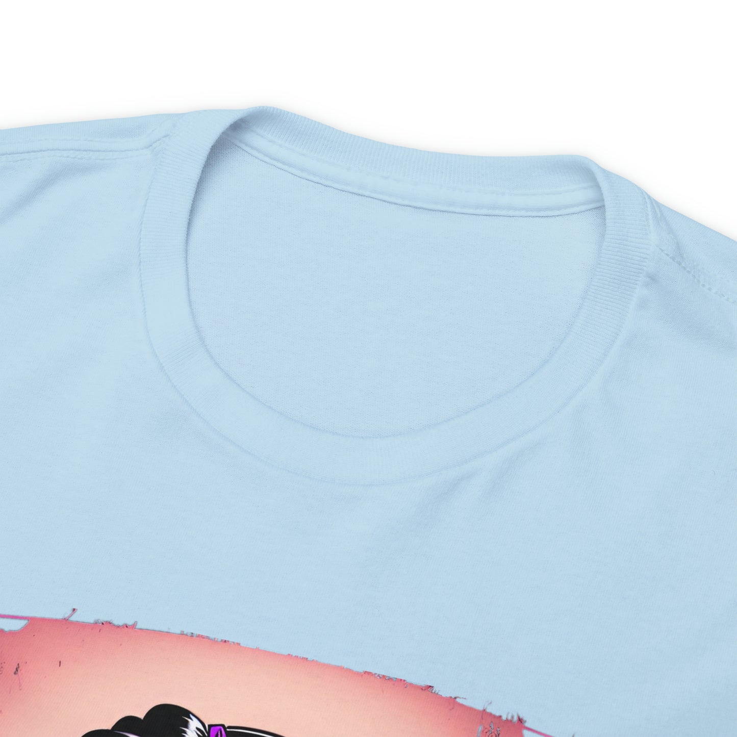 Zombie Pin-up Model, Custom Graphic Unisex Heavy Cotton Tee