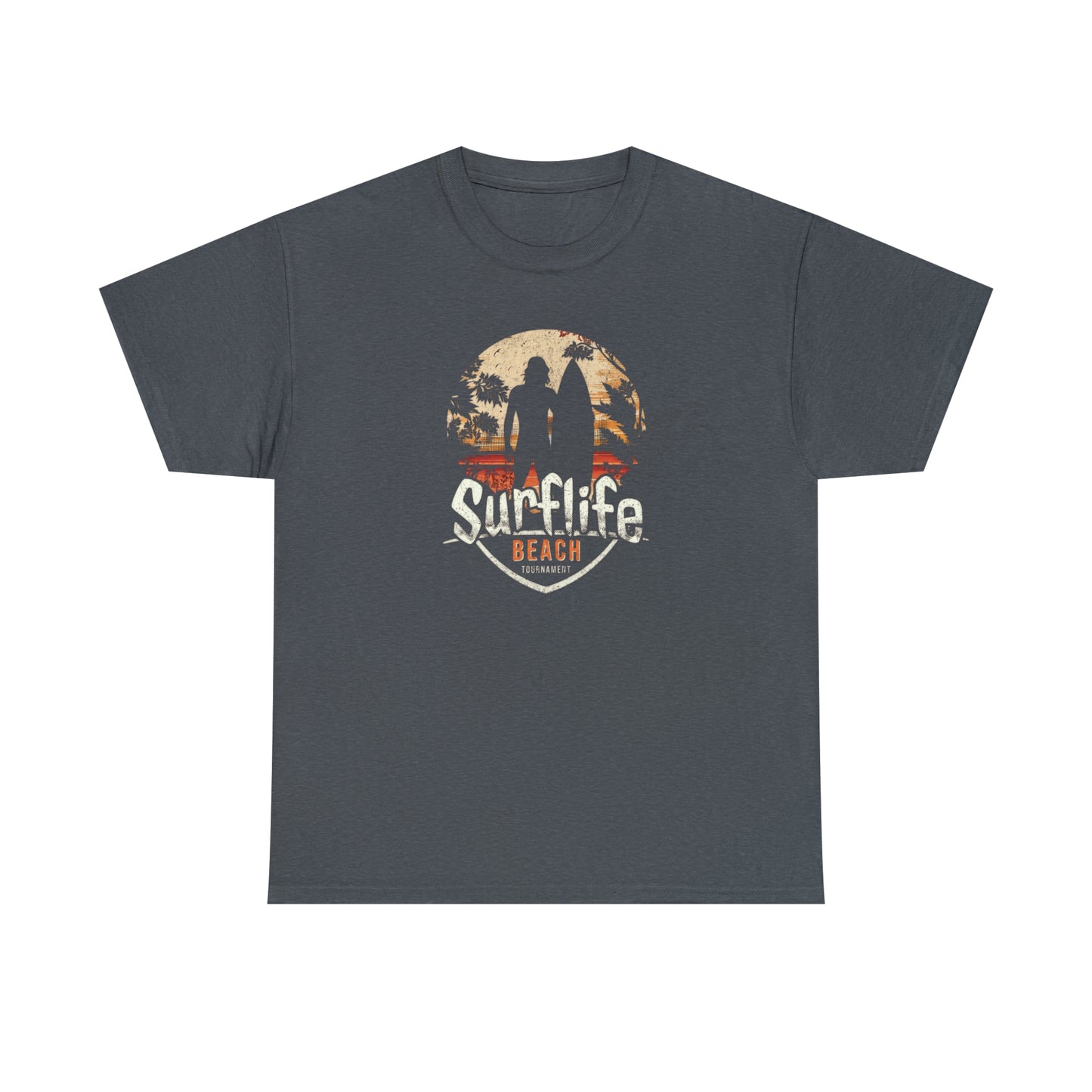 Surflife Beach Tournament, Unisex Heavy Cotton Graphic Tee