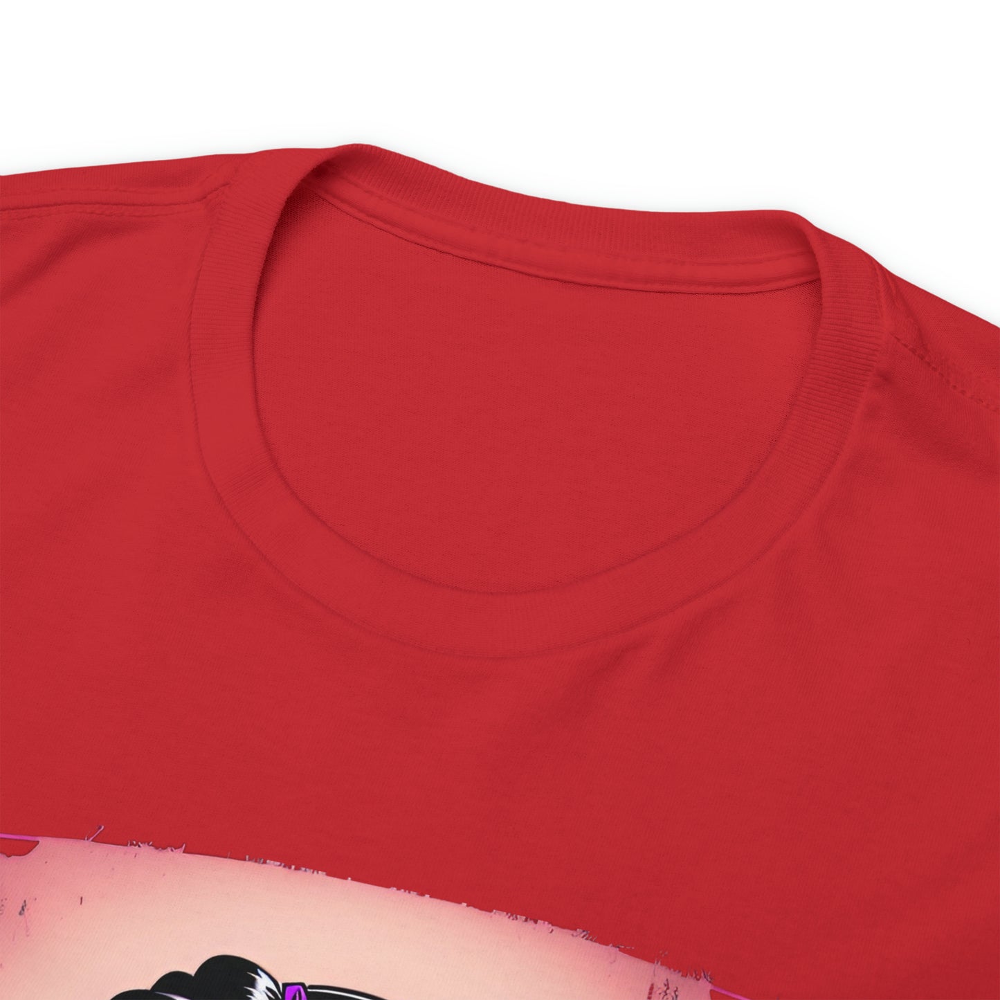 Zombie Pin-up Model, Custom Graphic Unisex Heavy Cotton Tee