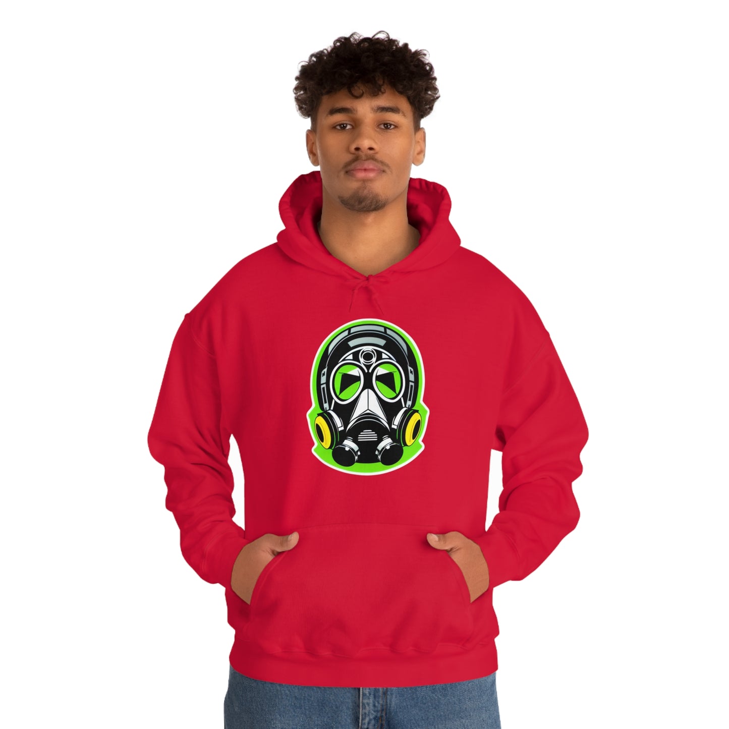 Gas Mask, Unisex Heavy Blend™ Hooded Sweatshirt