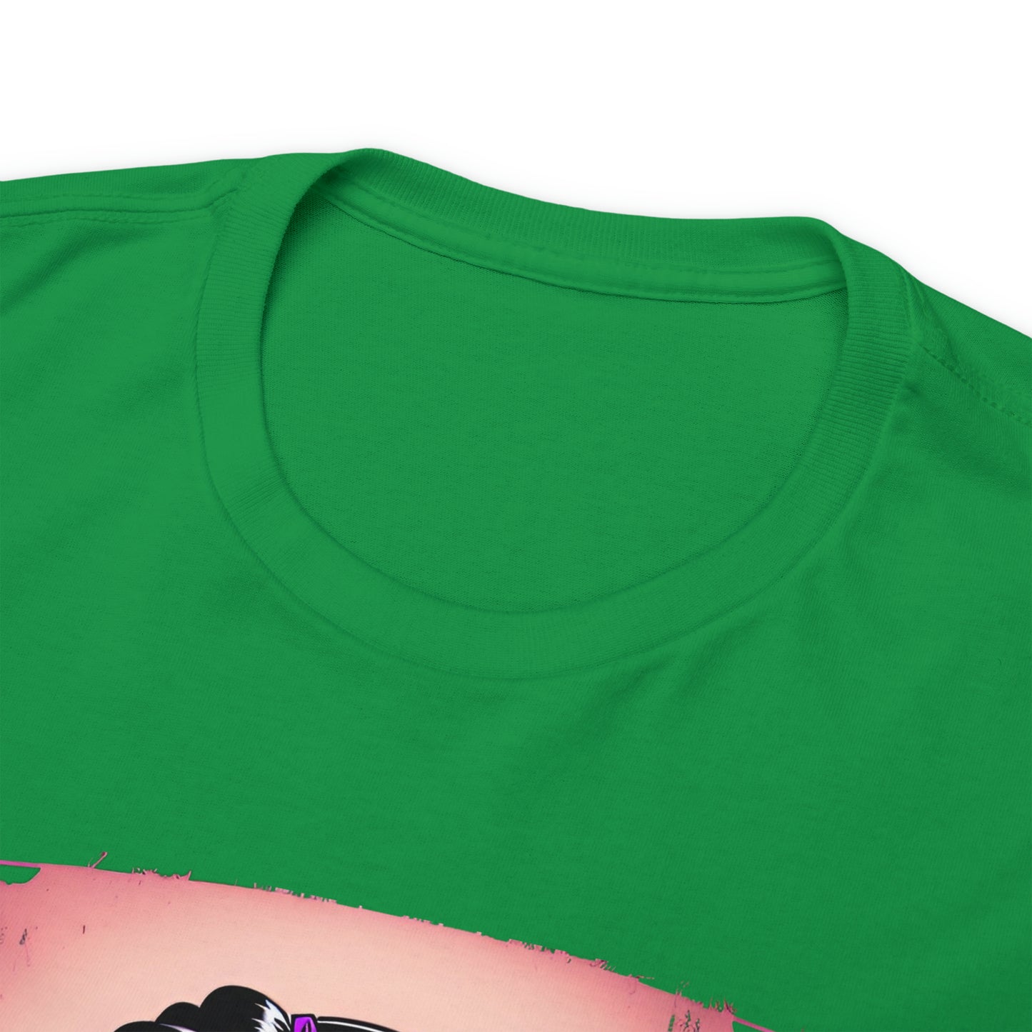 Zombie Pin-up Model, Custom Graphic Unisex Heavy Cotton Tee